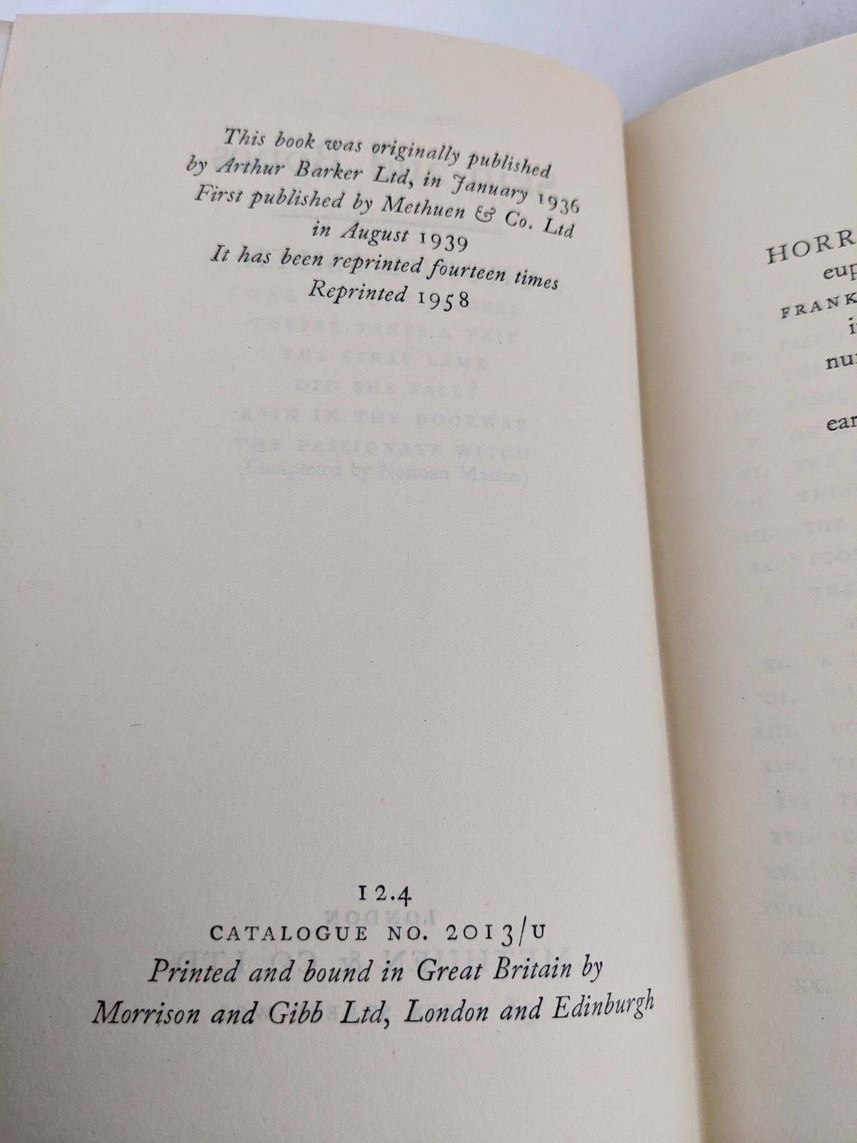 Thorne Smith x 4 Stray Lamb, Glorious Pool, Skin & Bones, Doorway 1957 Hardcover