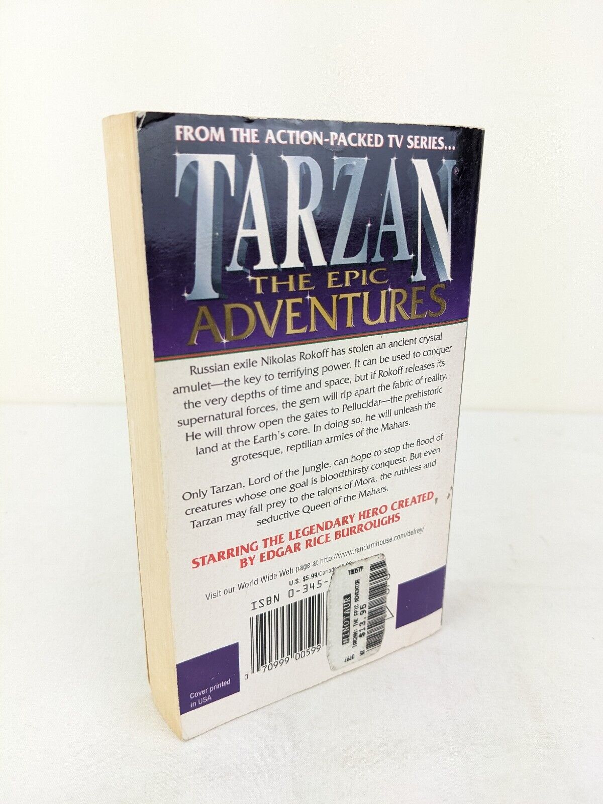 Tarzan the epic adventures by R. A. Salvatore 1998