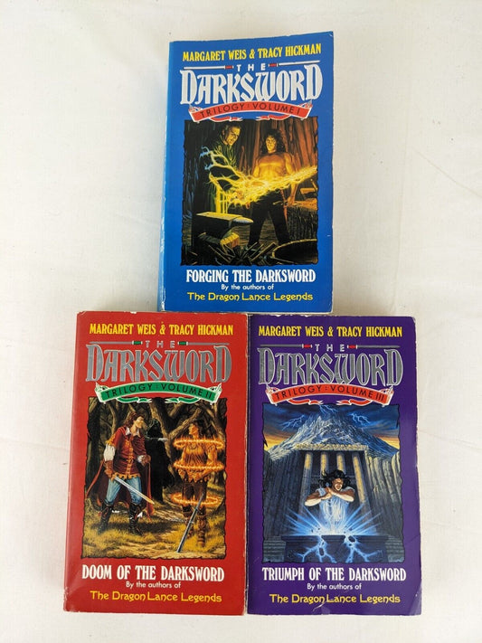 The darksword trilogy by Margaret Weis & Tracy Hickman 1994 - Alternate cover