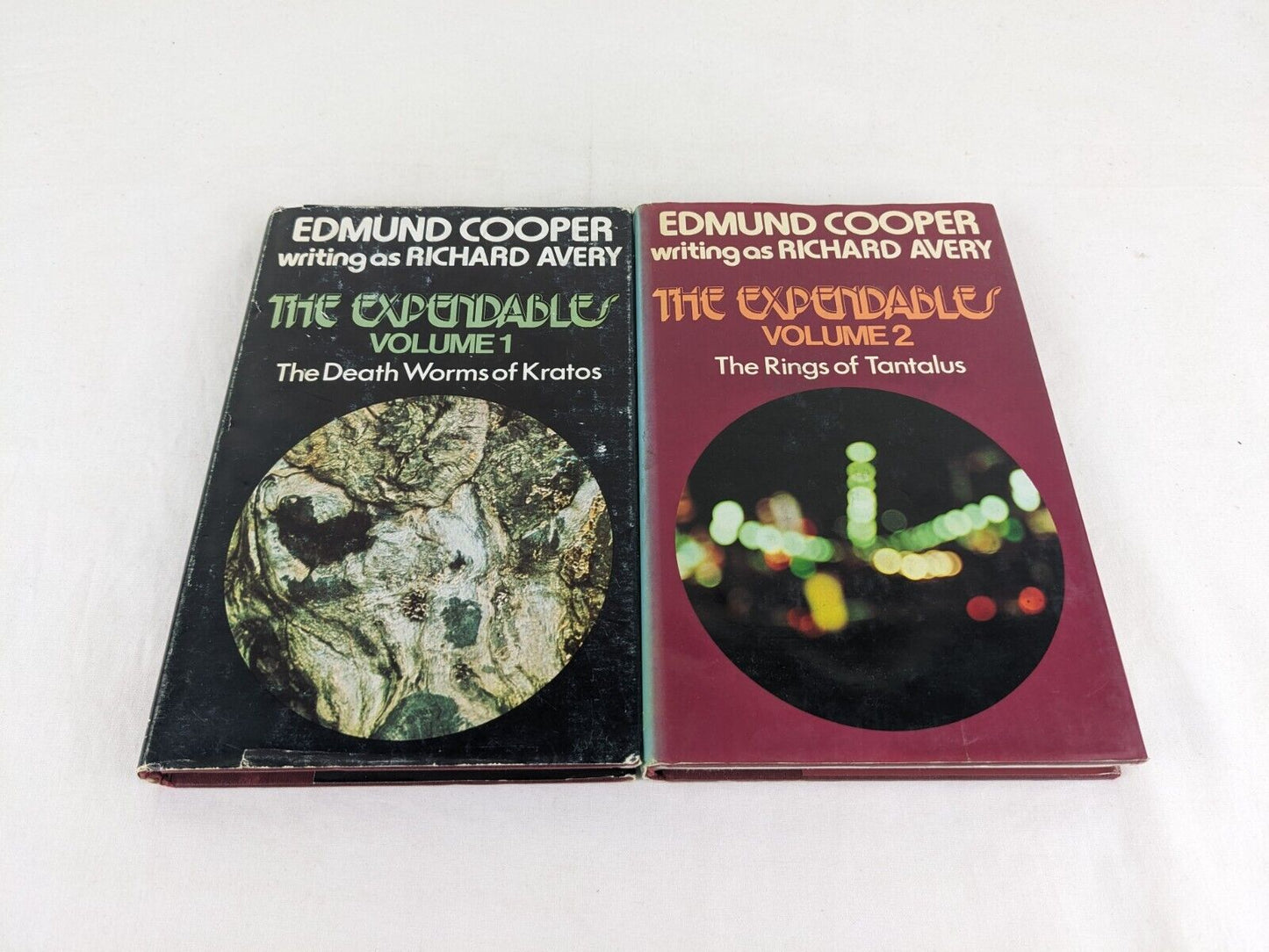 The expendables volume 1 & 2 by Edmund Cooper 1975 Hardcover Kratos / Tantalus