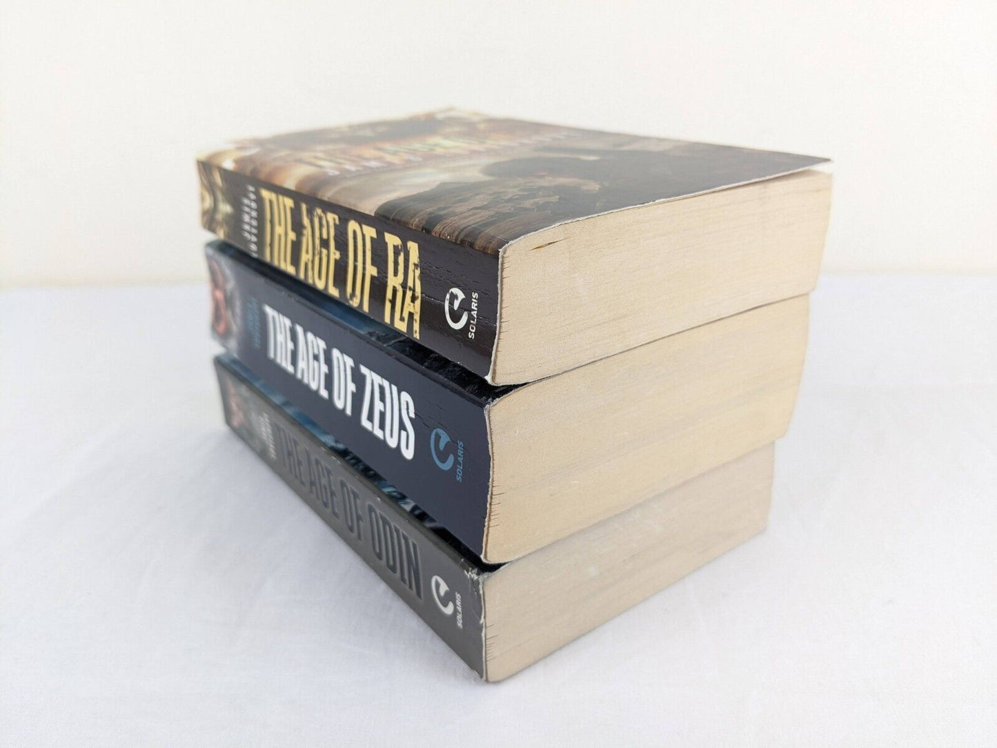 The age of Ra, Zeus & Odin by James Lovegrove 2009 Pantheon series