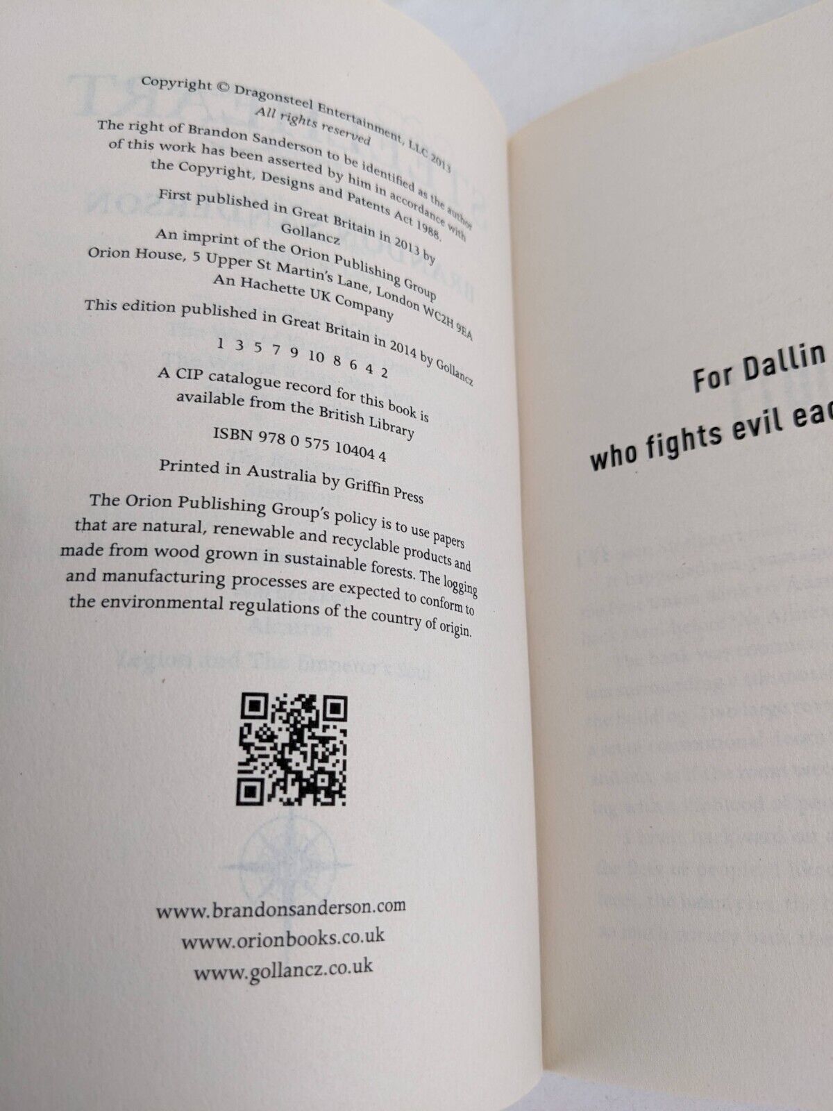 Steelheart by Brandon Sanderson 2014 The reckoners