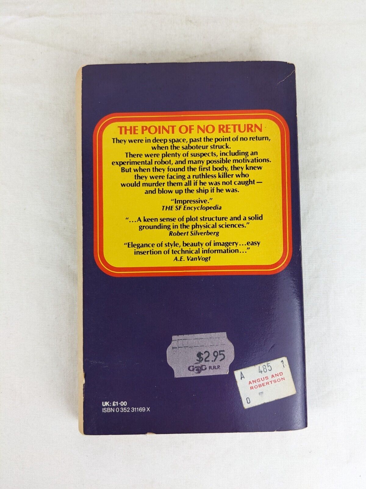 starship death by randall Garrett 1982 Cyber punk science ficition