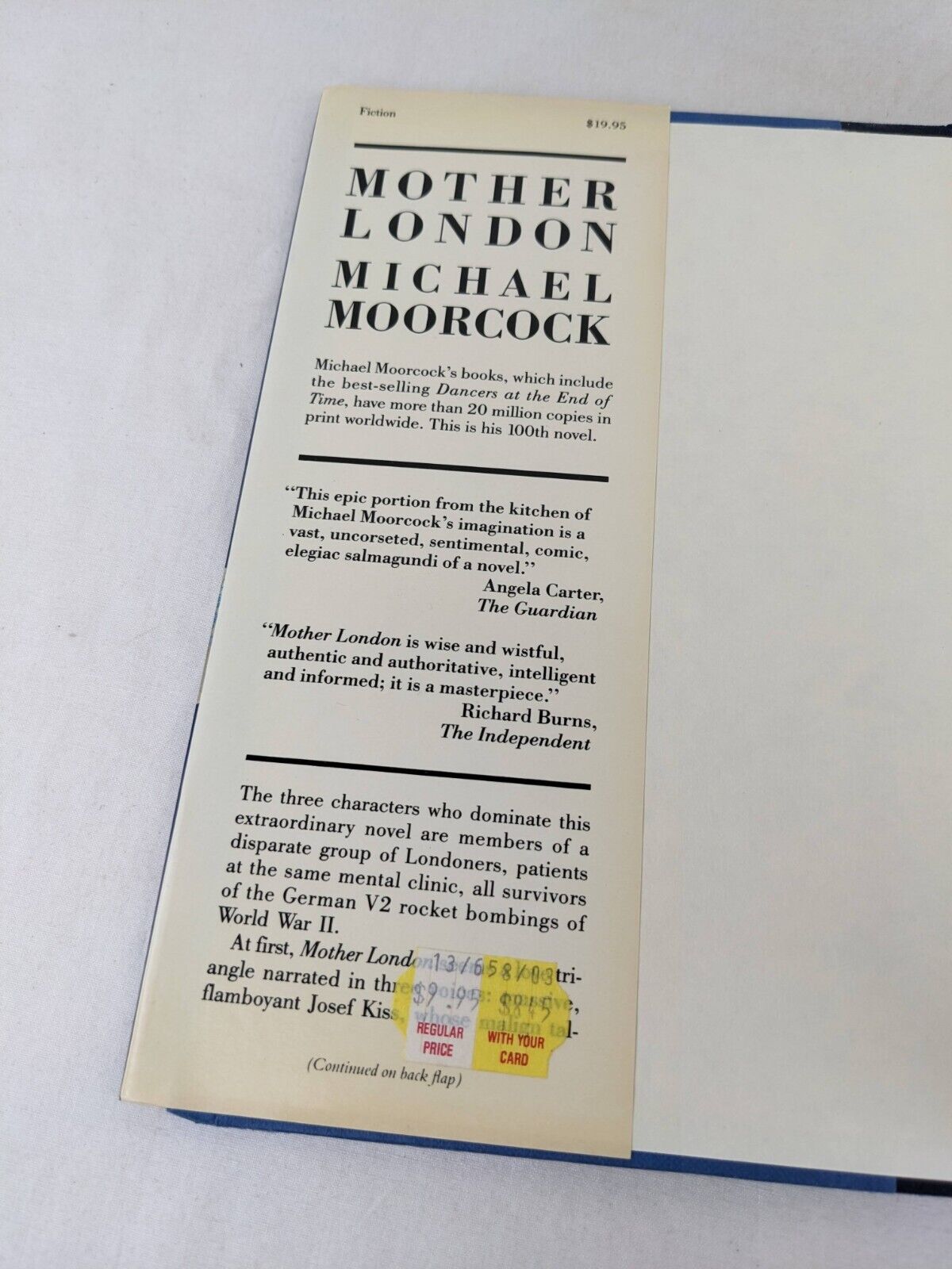 Mother London by Michael Moorcock 1988 hardcover US First Edition