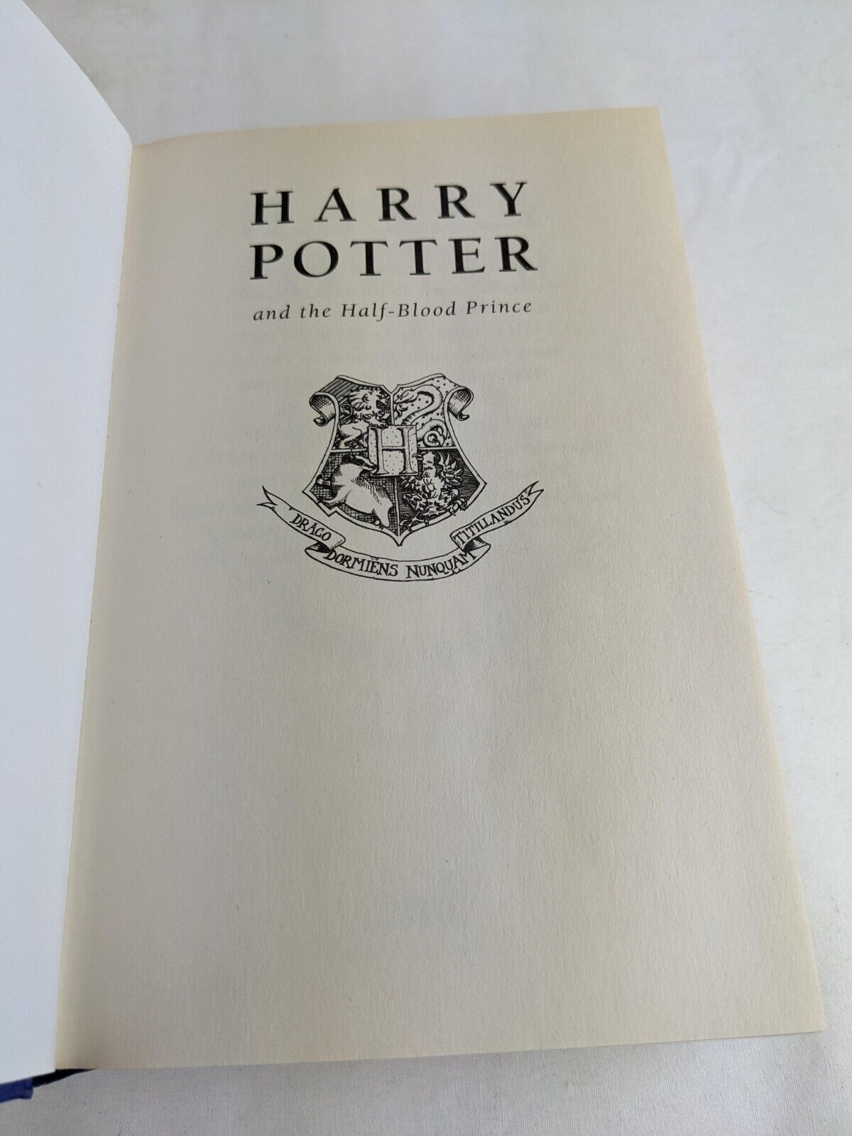 Harry Potter half-blood prince by J.K. Rowling Hardcover First Edition 2005