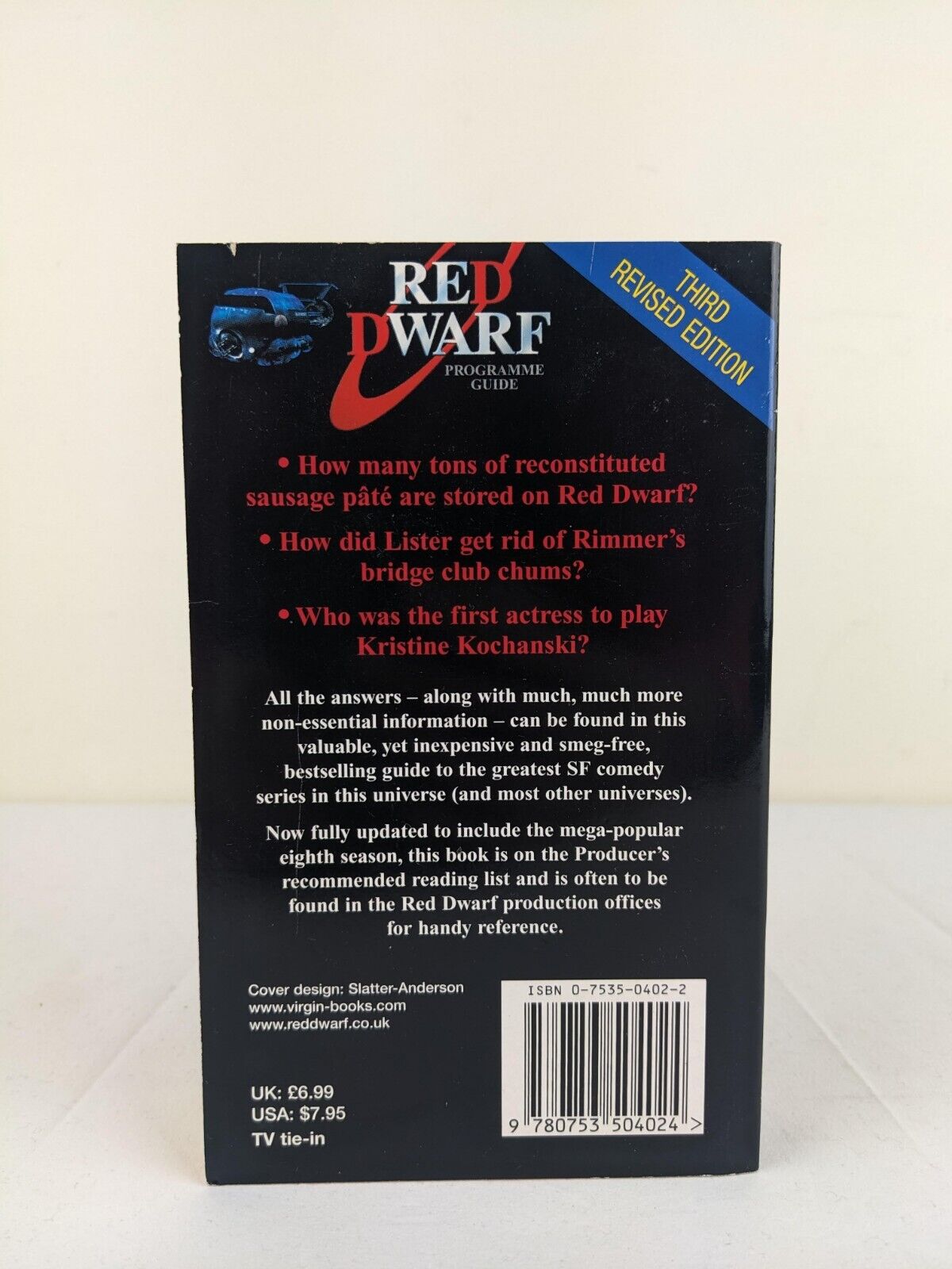 Red Dwarf: Programme Guide by Chris Howarth & Steve Lyons 1997