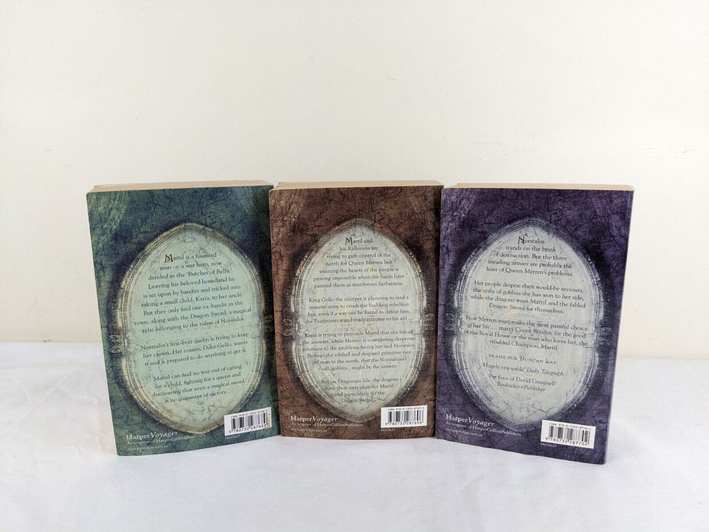 Dragon Sword histories trilogy by Duncan Lay - Guardian, Queen & Child 2009