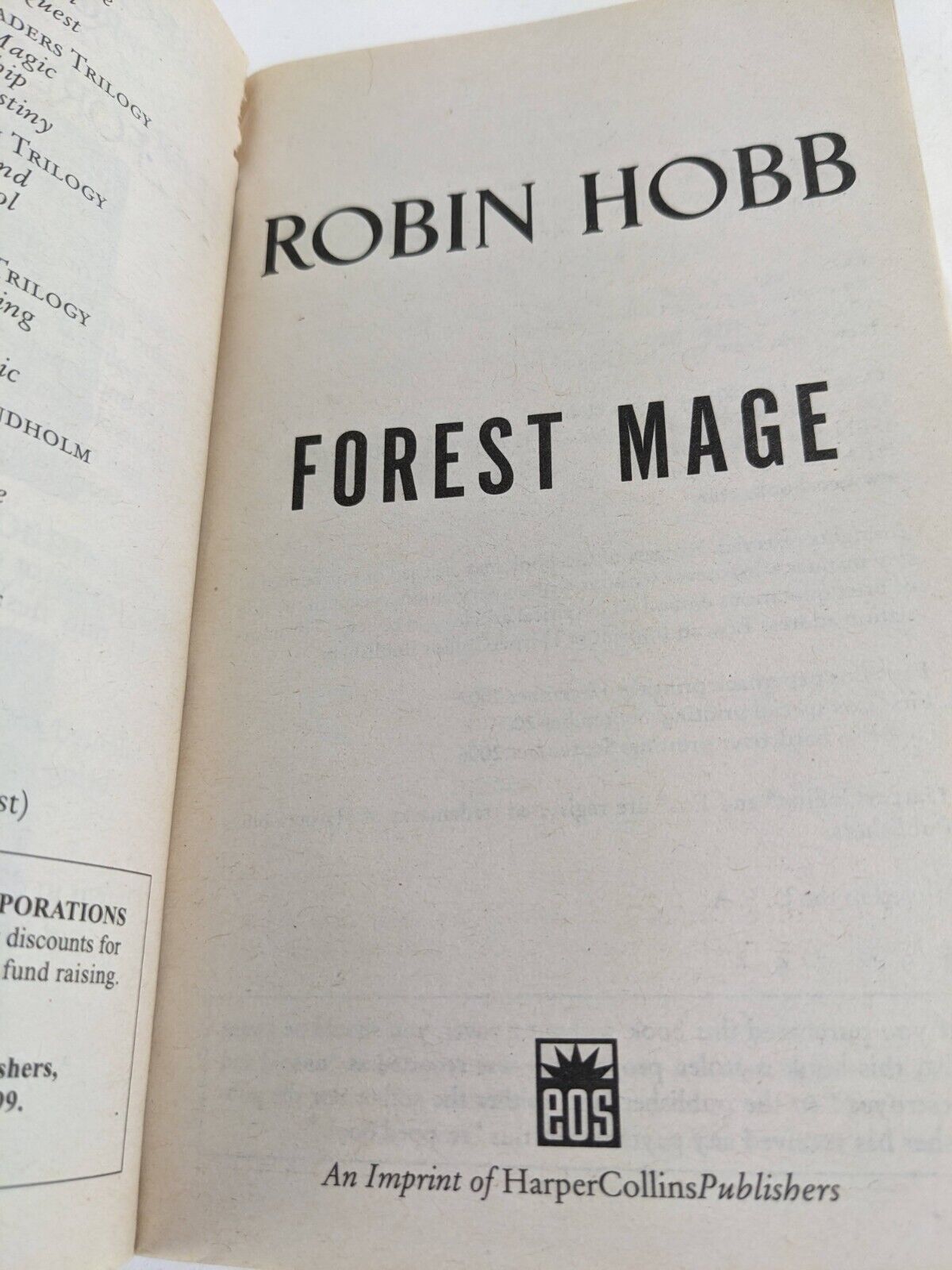 Soldier son trilogy by Robin Hobb 2006 Shaman's crossing Mage & Renegade's Magic