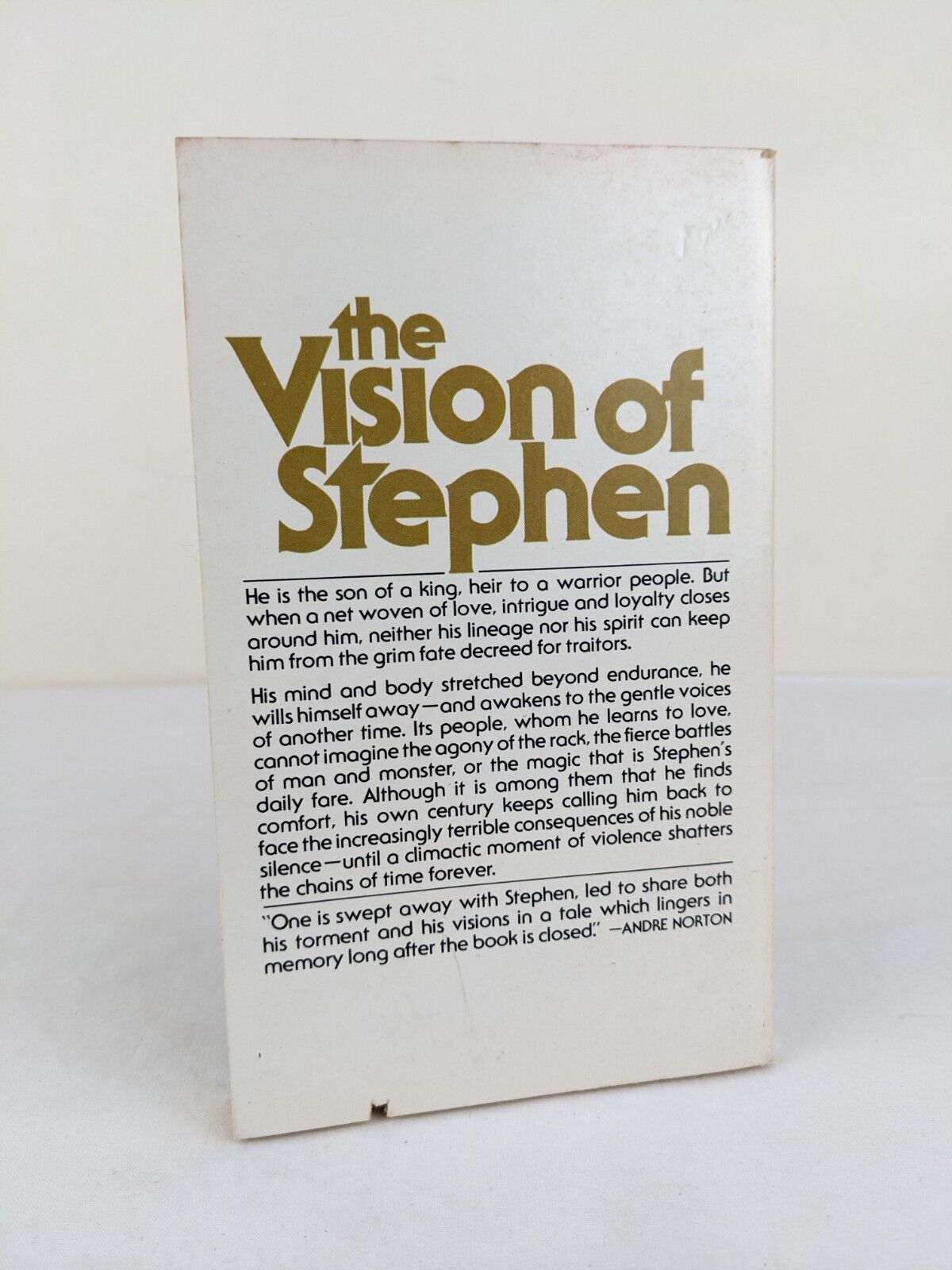 The vision of Stephen by Lolah Burford 1979 Ace books