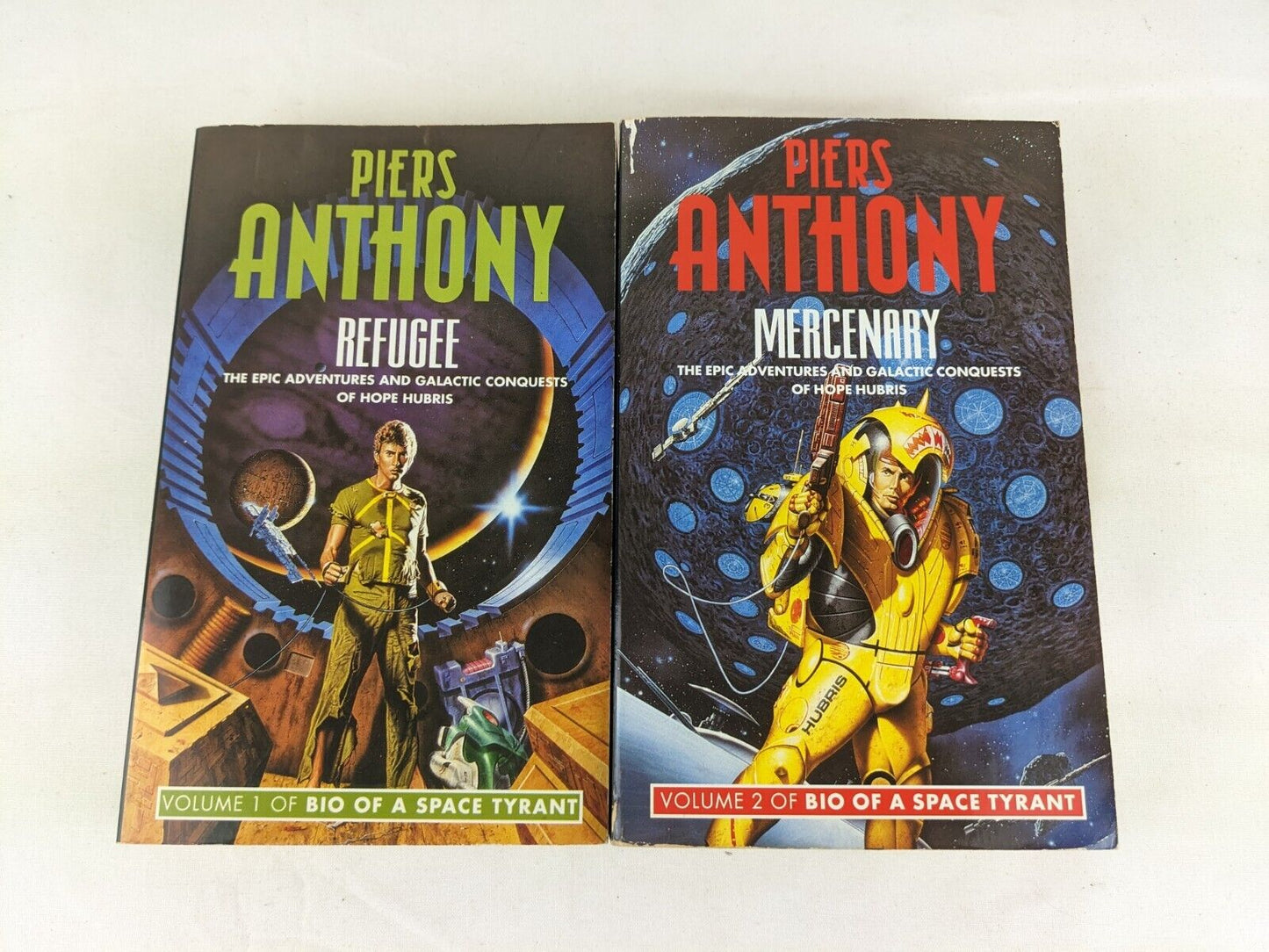 Bio of a space tyrant by Piers Anthony 1993 - Refugee & Mercenary