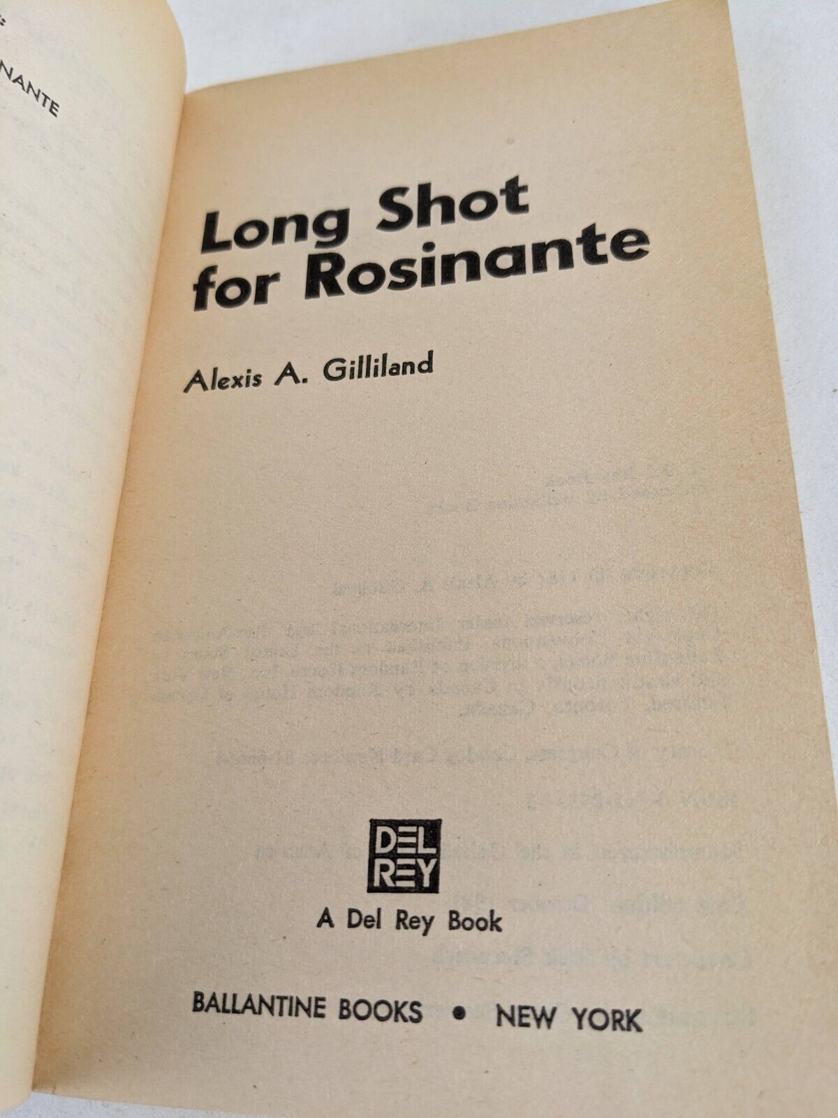 Long shot for Rosinante by Alexis A. Gilliland 1981