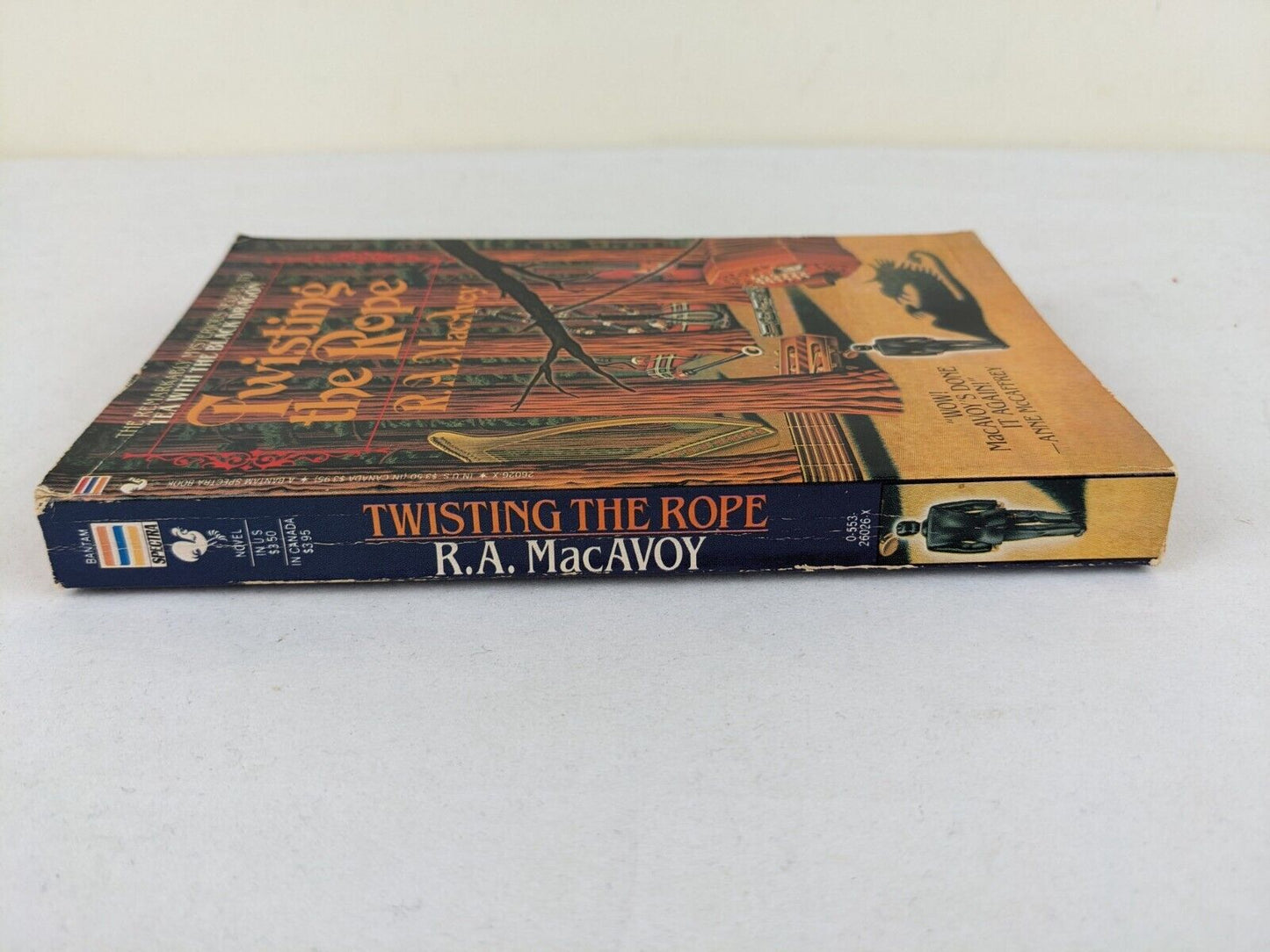 twisting the rope by R. A. MacAvoy 1986 Black Dragon series