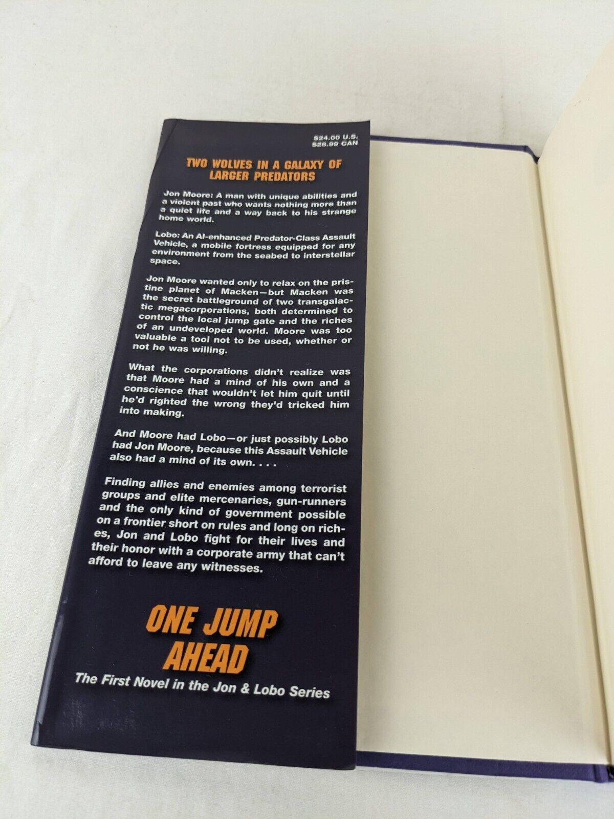 One jump ahead by Mark L. Van Name First Edition 2007 Hardcover Baen