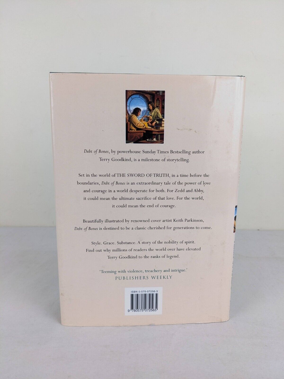 Debt of bones by Terry Goodkind 2001 Hardcover UK First Edition Sword of Truth