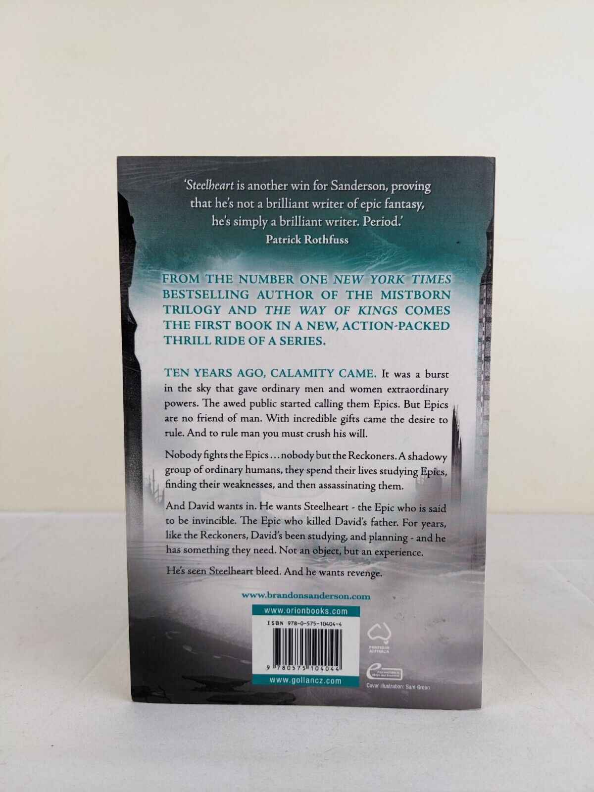 Steelheart by Brandon Sanderson 2014 The reckoners