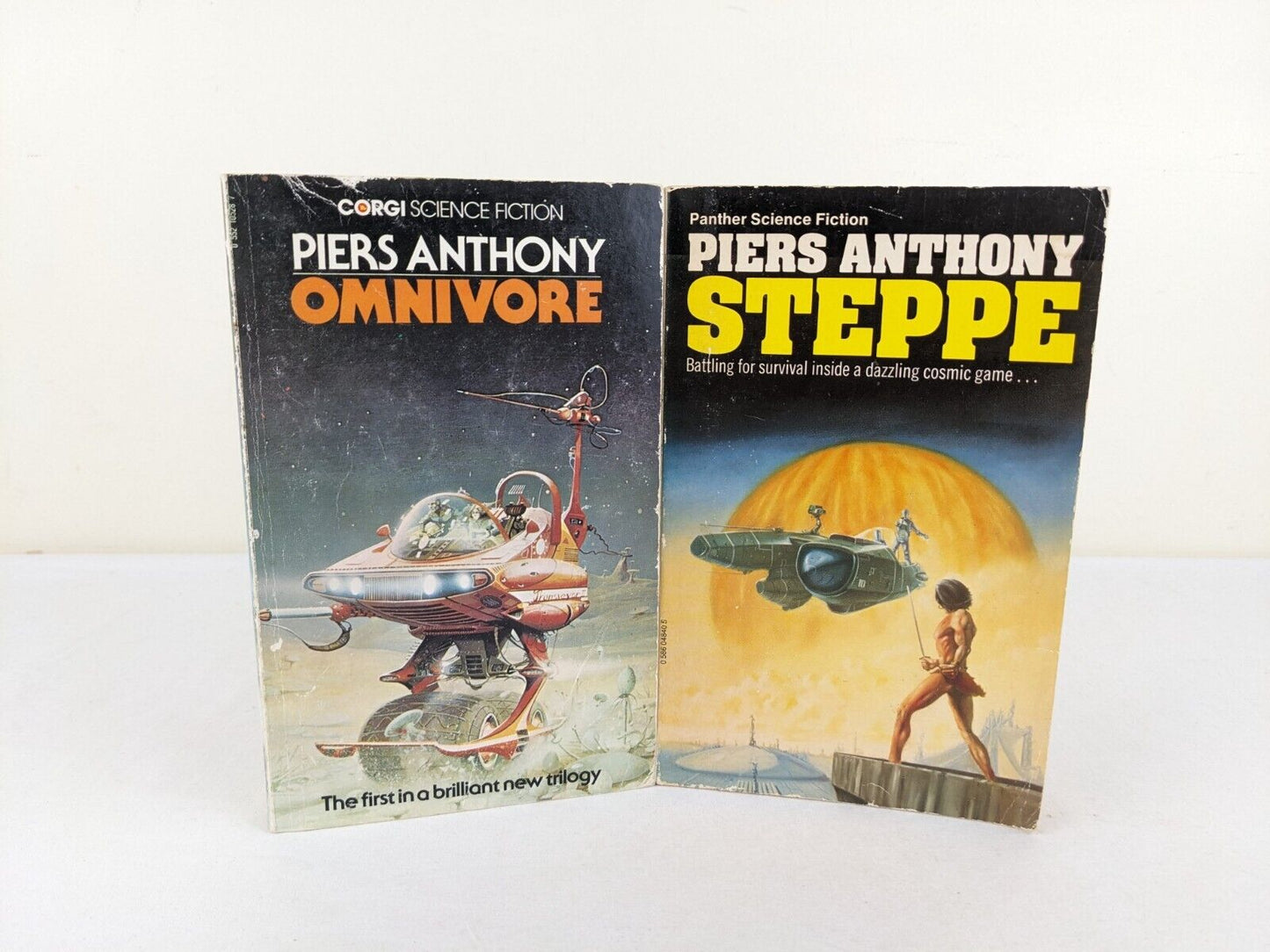 Omnivore 1977 & Steppe 1976 by Piers Anthony
