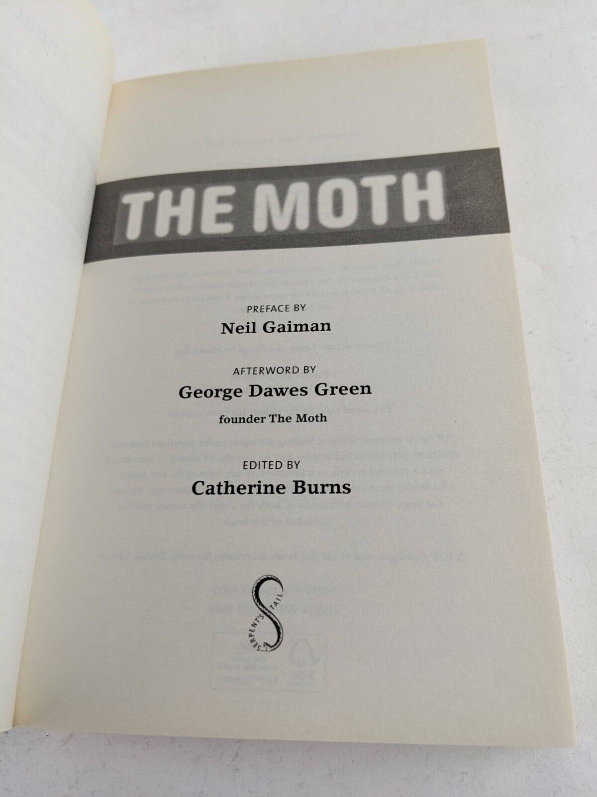 The moth edited by Catharine Burns 2015 Neil Gaiman