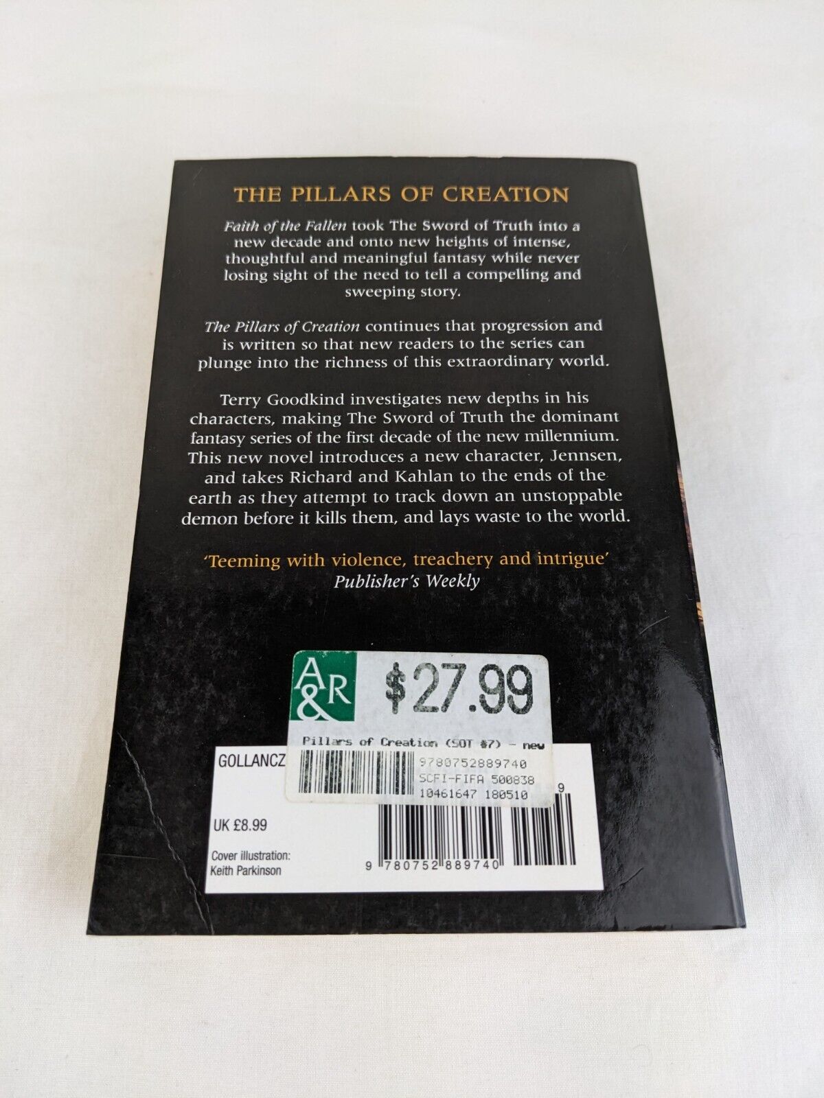 The pillars of creation by Terry Goodkind 2008 The sword of truth