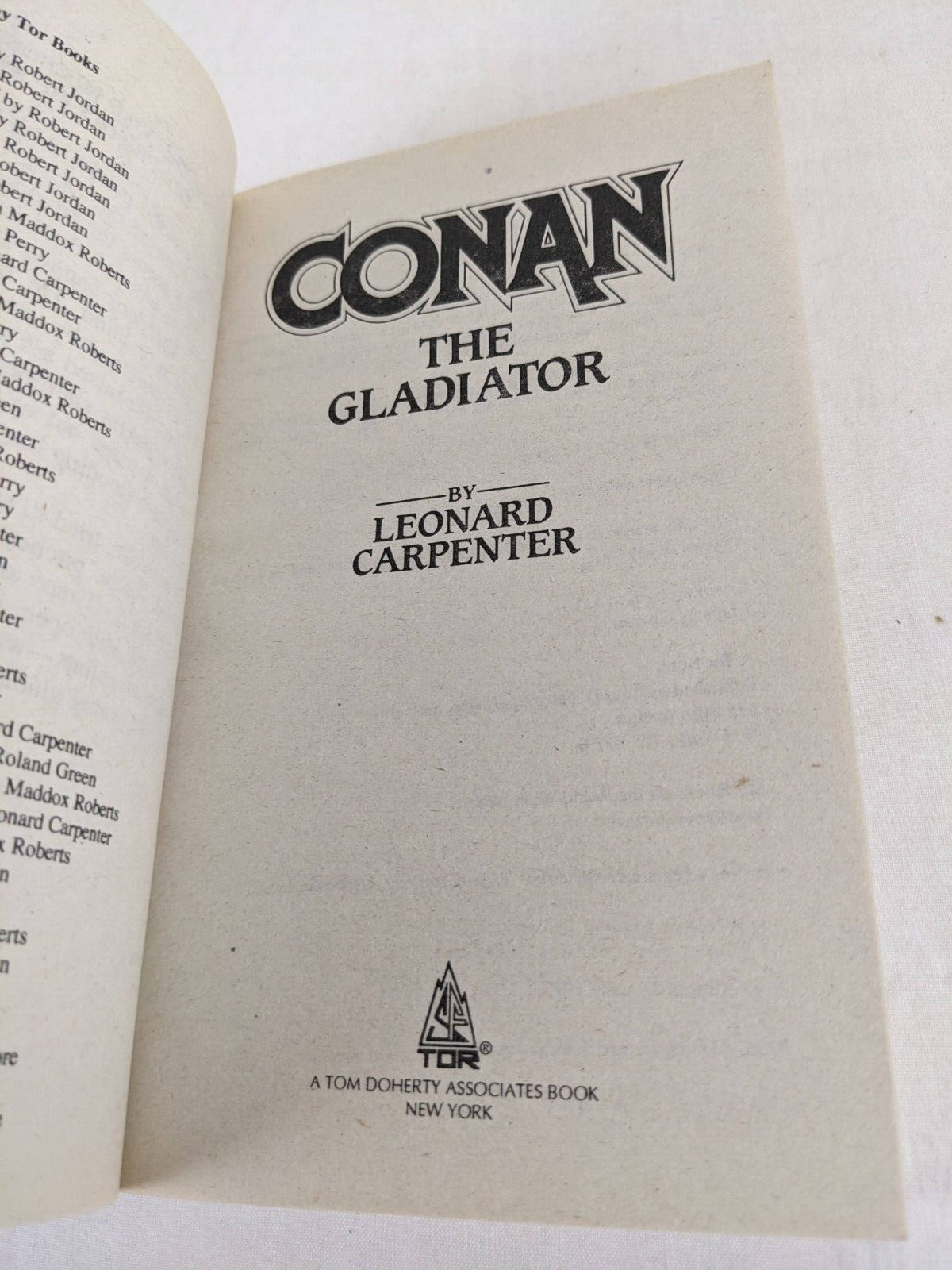 Conan: The gladiator by Leonard Carpenter 1995