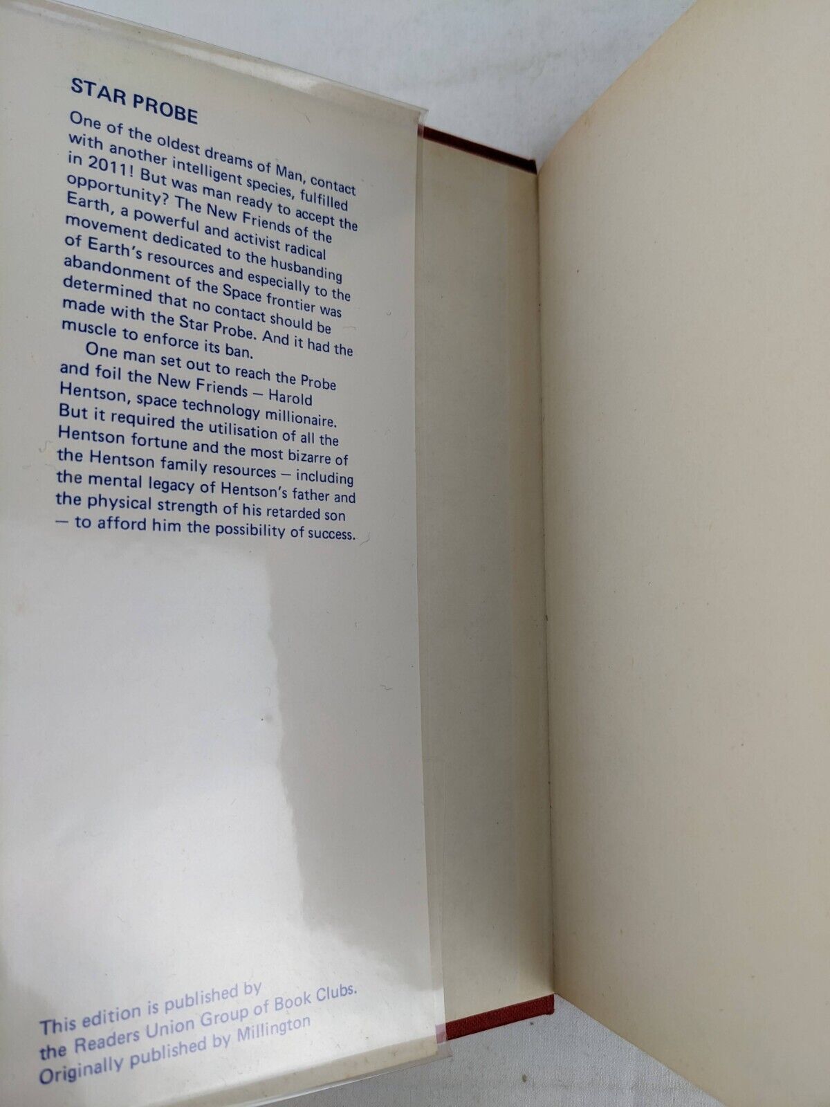 Star Probe by Joseph Green hardcover 1976