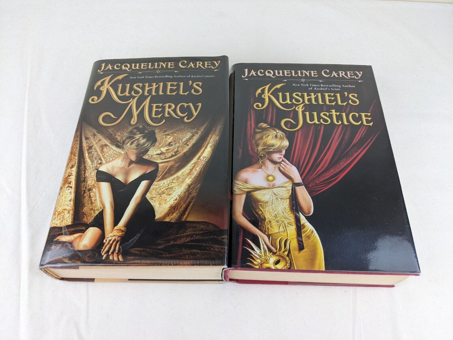 Kushiel's Justice & Kushiel's Mercy by Jacqueline Carey First Edition Hardcover