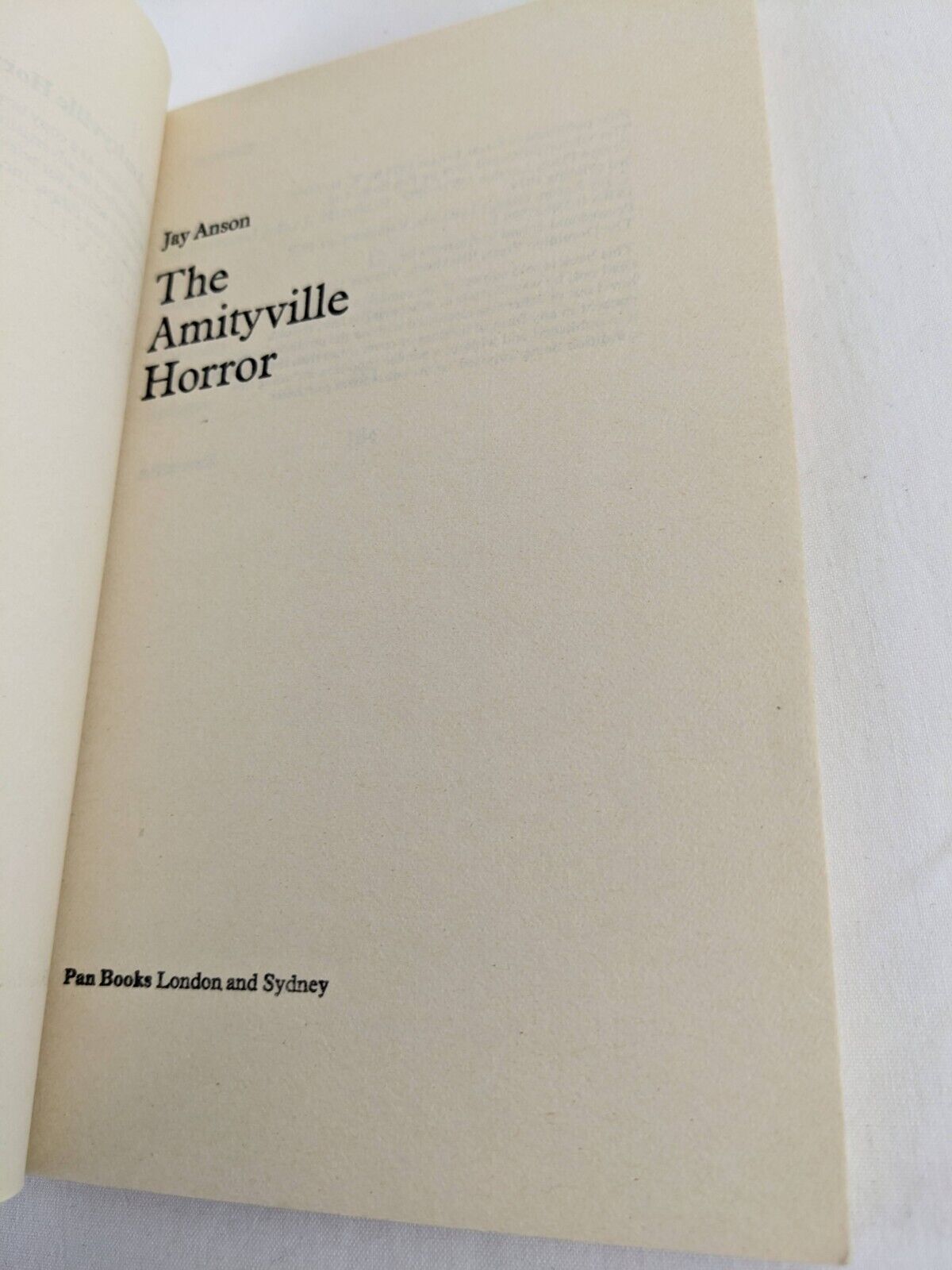 The Amityville horror by Jay Anson 1979