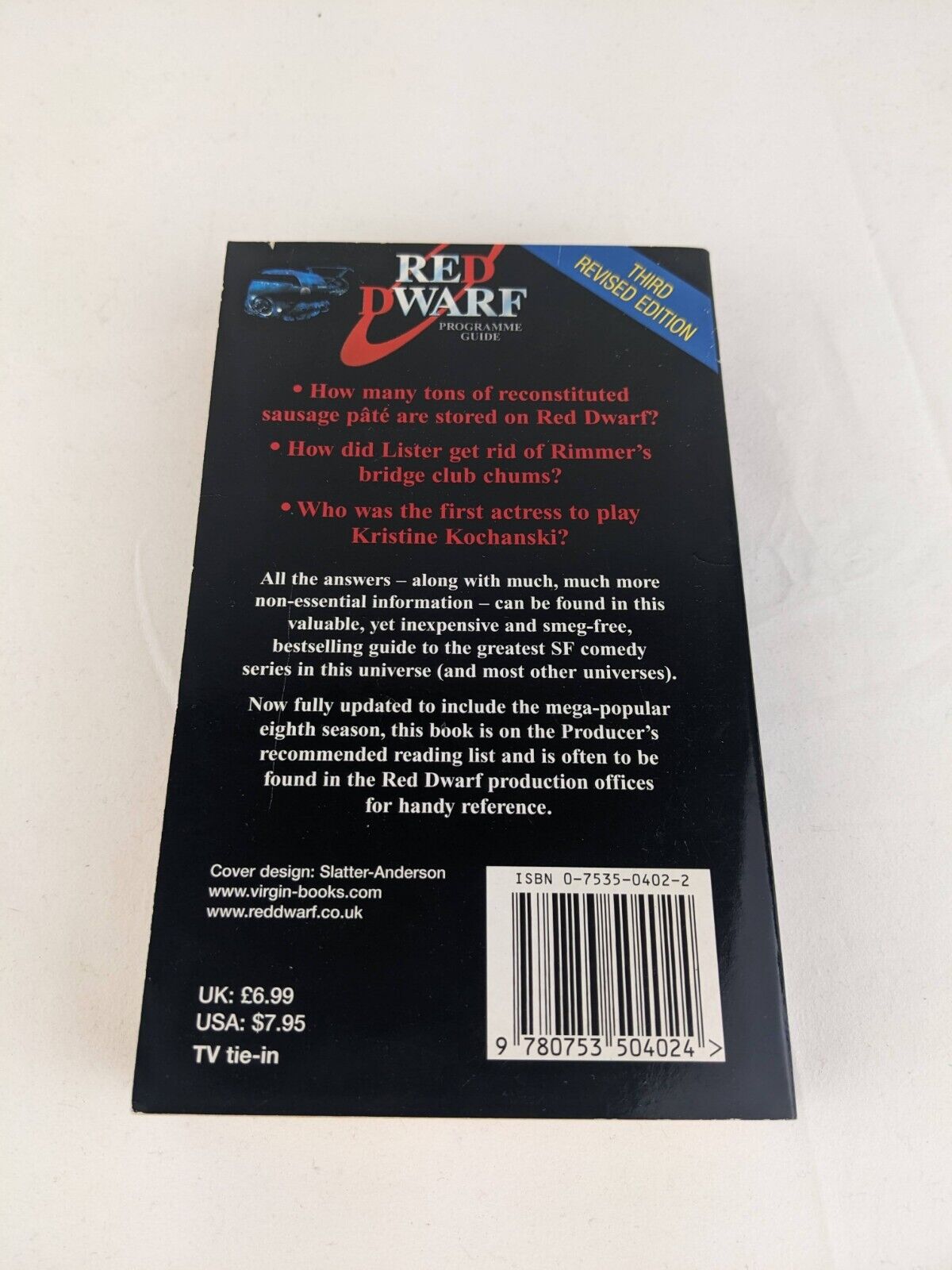 Red Dwarf: Programme Guide by Chris Howarth & Steve Lyons 1997