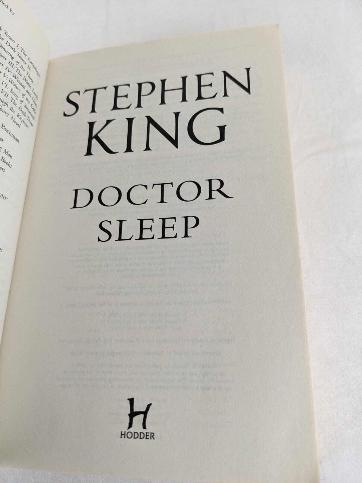 Doctor sleep by Stephen King 2019 The shining part 2