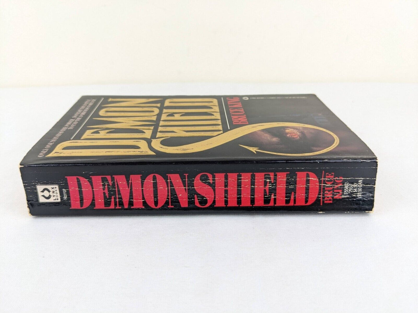 Demon Shield by Bruce King 1989 First Printing Lynx Books Horror