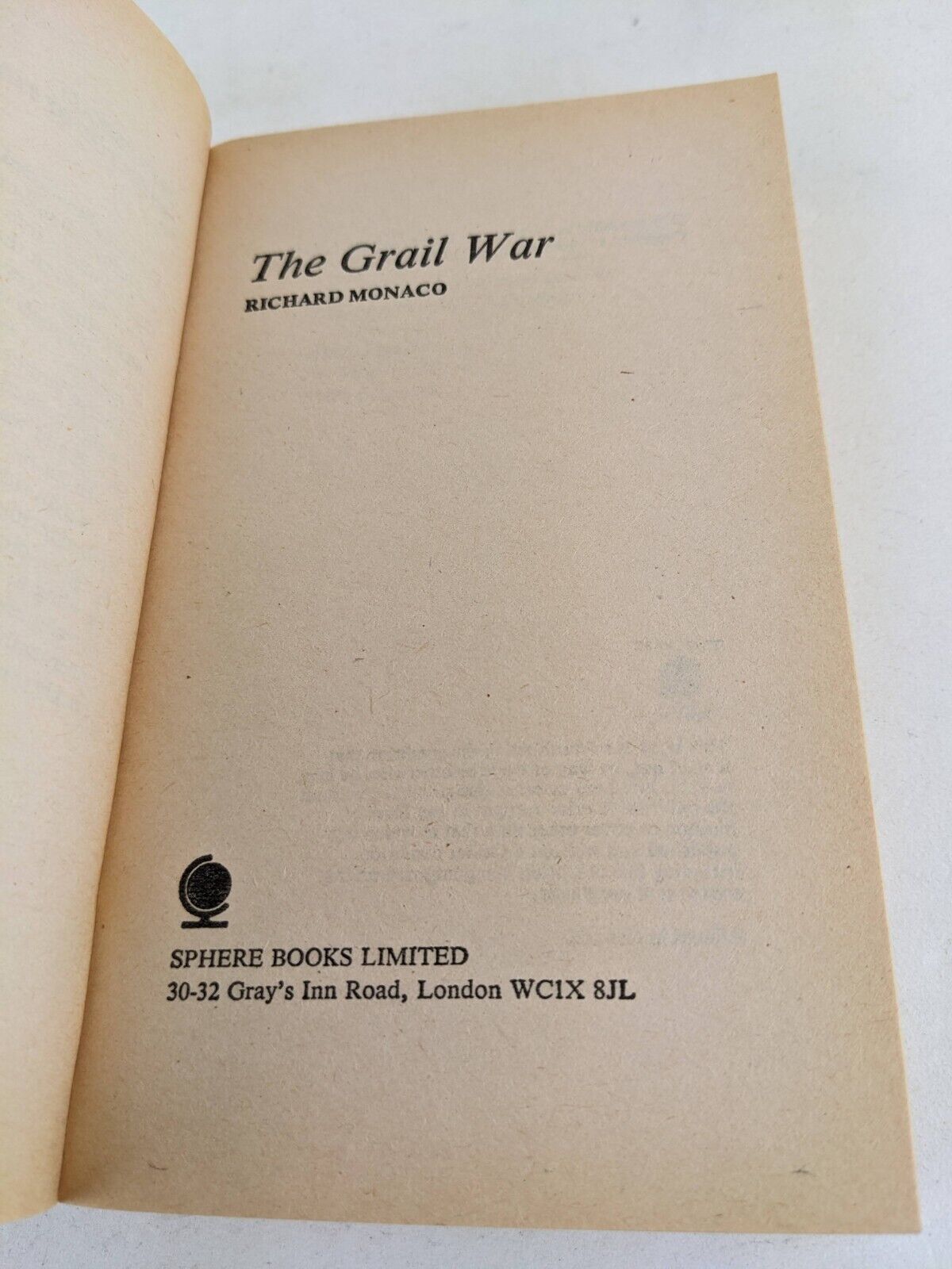 The Parsival Saga by Richard Monaco 1979 Knight's tale & Grail war