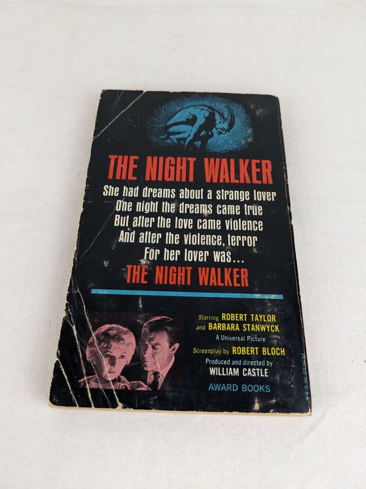 The night walker by Robert Bloch 1964 First Printing