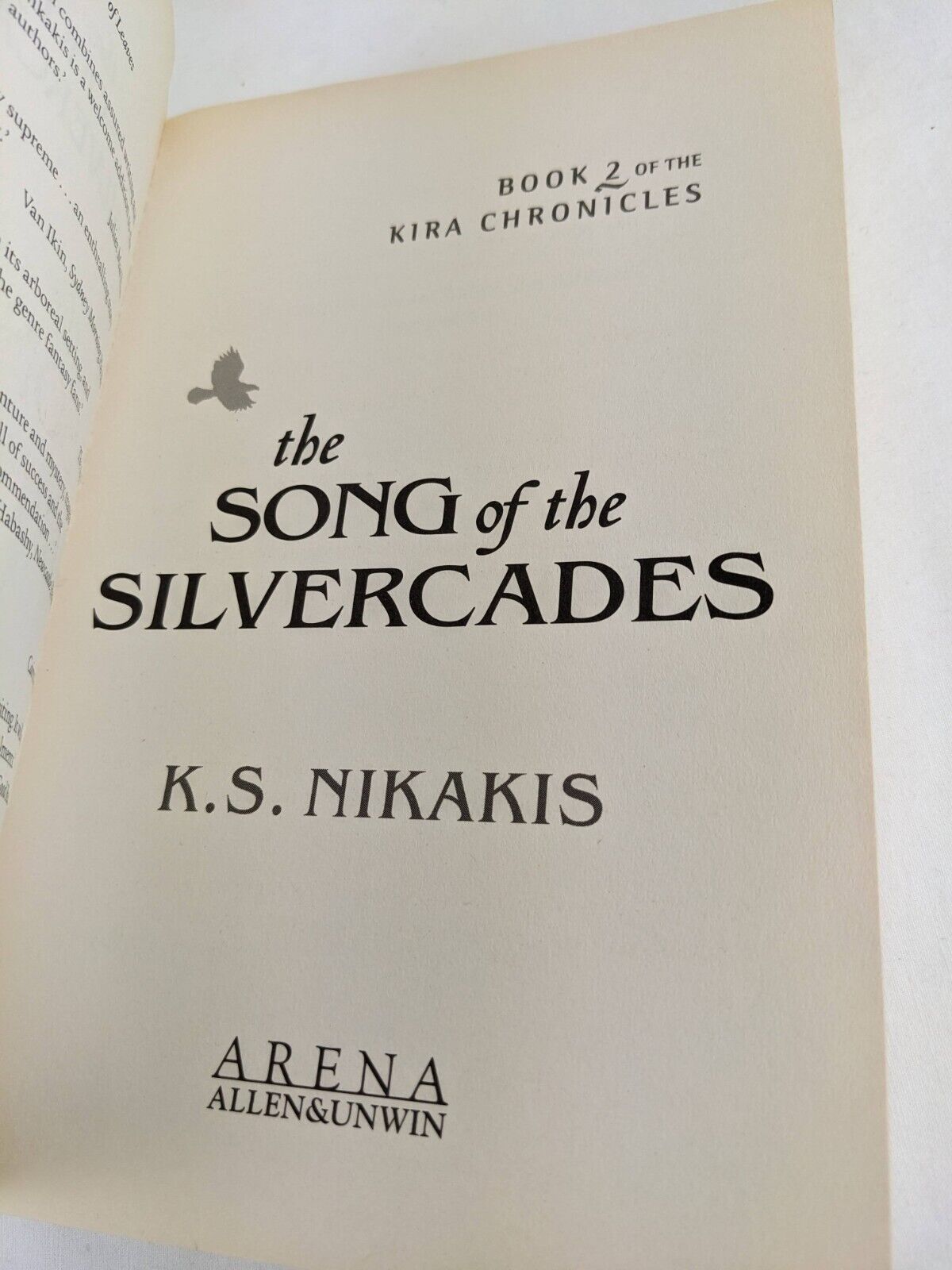 Kira Chronicles by K. S. Nikakis Whisper of leaves / Song of Silvercades 2007