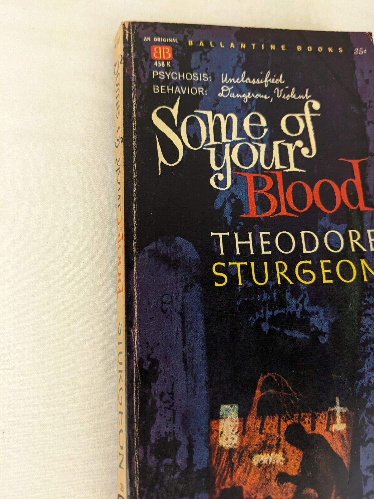 Some of your blood by Theodore Sturgeon 1961 Ballantine books