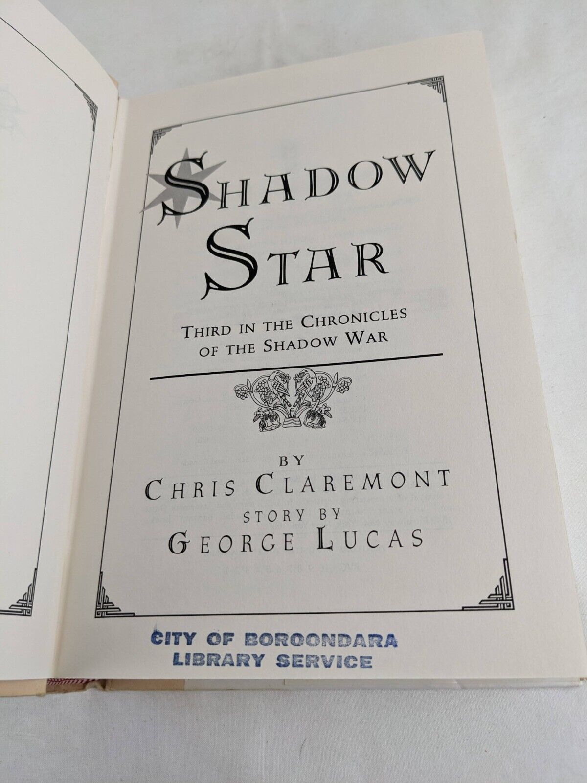 Shadow Moon & Shadow Star by Chris Claremont & George Lucas Hardcover 1995