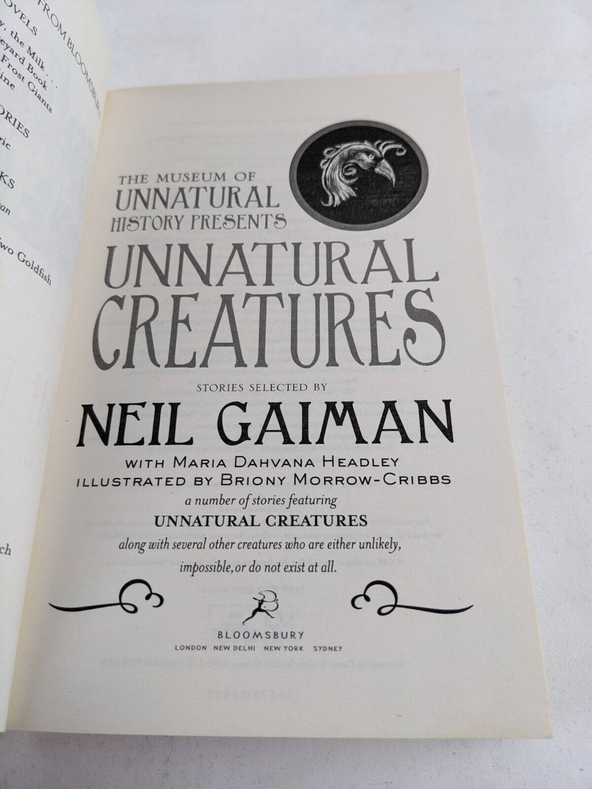 unnatural creatures edited by Neil Gaiman 2014