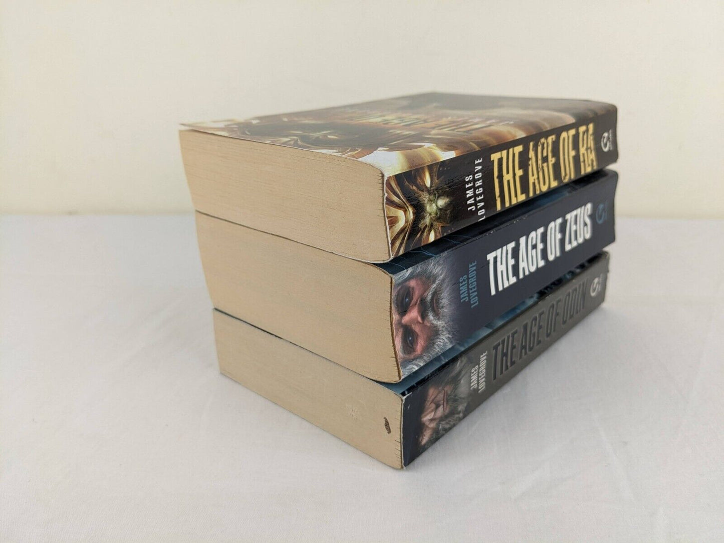 The age of Ra, Zeus & Odin by James Lovegrove 2009 Pantheon series