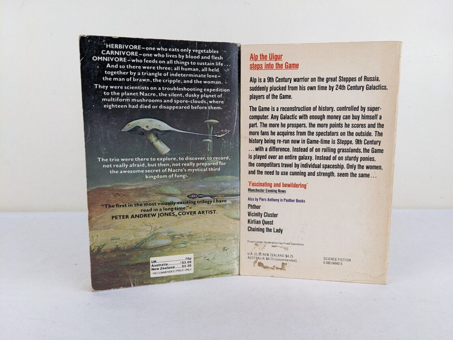 Omnivore 1977 & Steppe 1976 by Piers Anthony