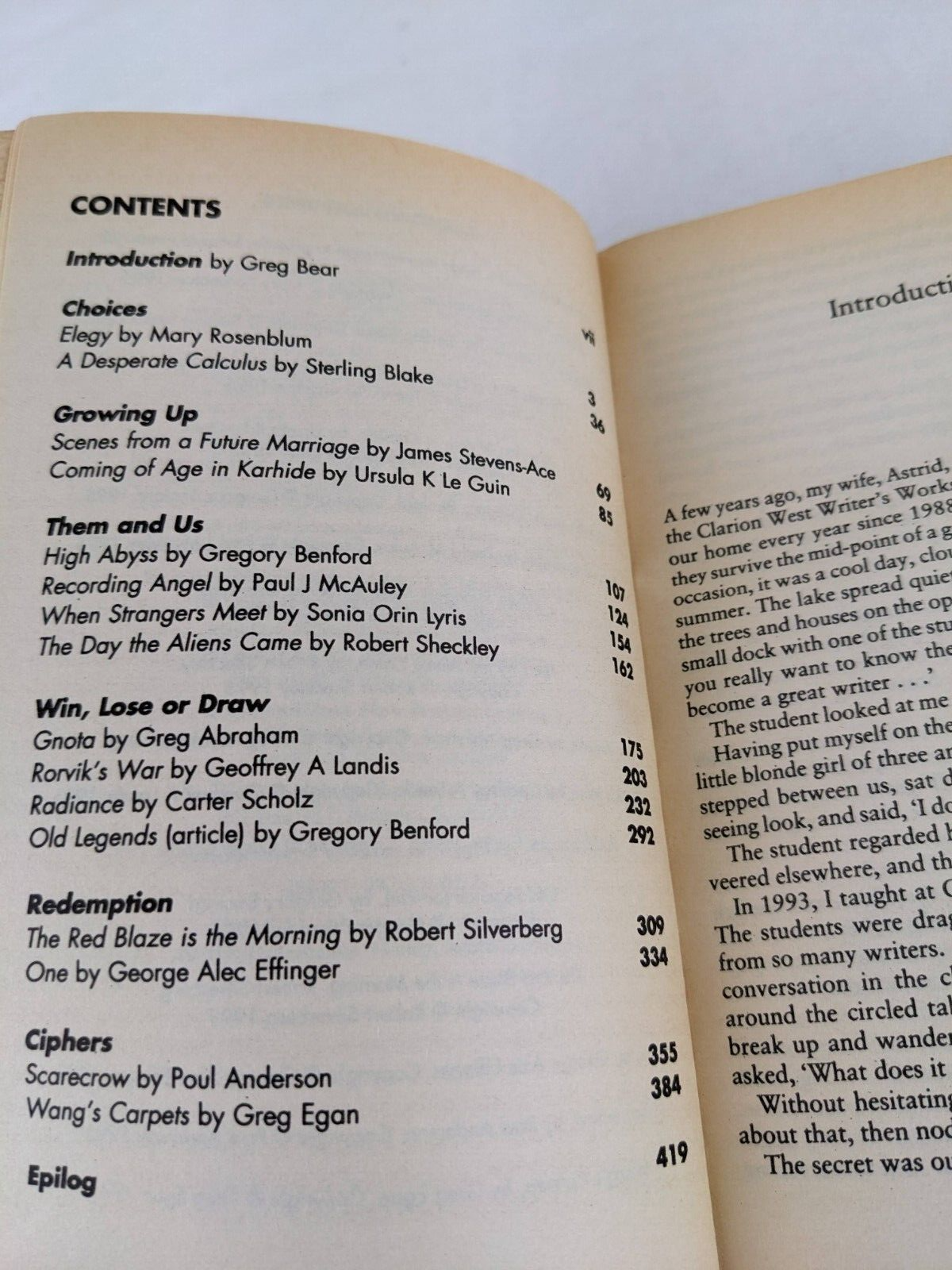 New legends edited by Greg Bear & Martin H. Greenberg 1996 Le Guin, Sheckley