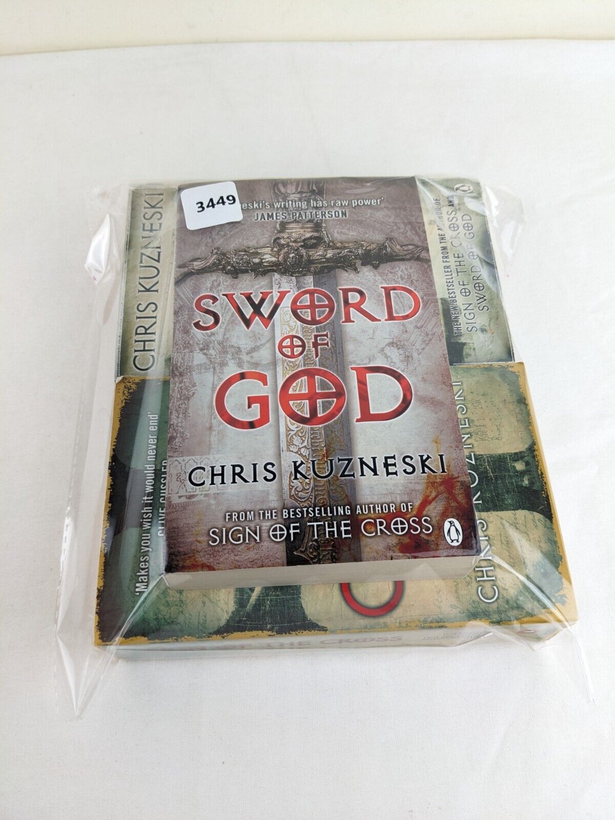 Payne & Jones Series x 3 by Chris Kuzneski 2006 Cross, God & Throne