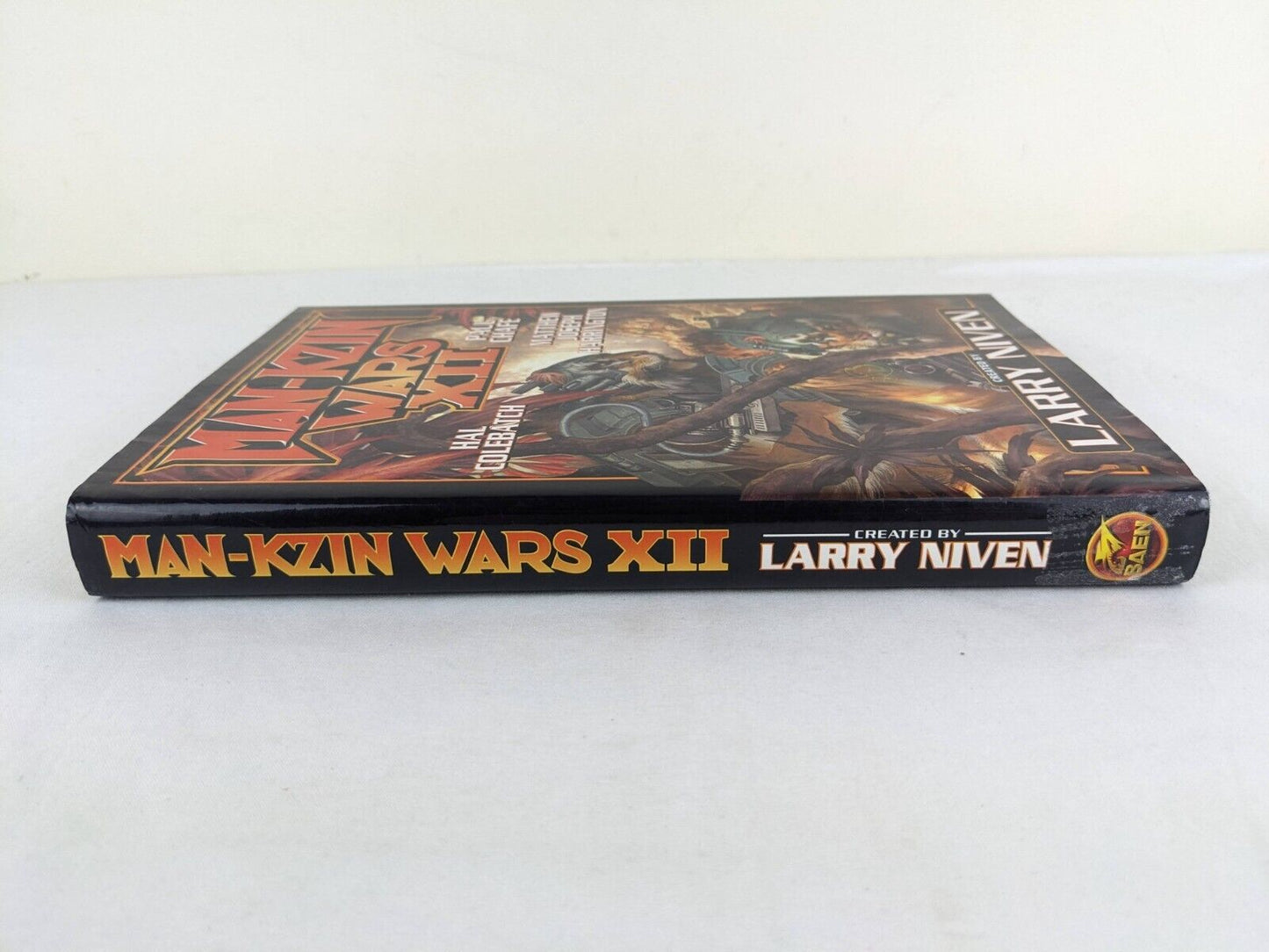 Man-Kzin wars XII by Hal Colebatch Larry Niven 2009 First Edition Hardcover Baen