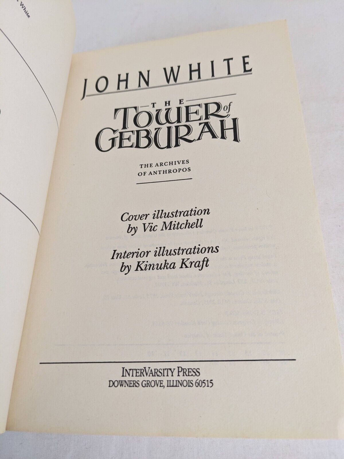 The archies of Anthropos: The tower of Geburah by John White 1978