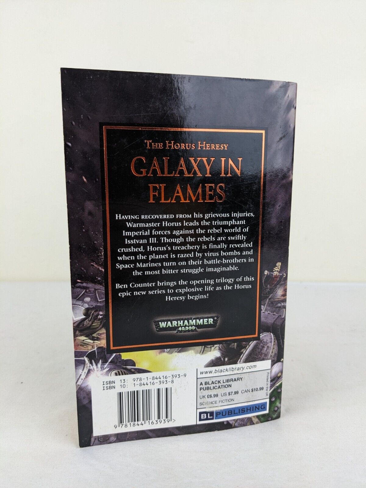 Galaxy in flames by Ben Counter warhammer horus heresy 2006