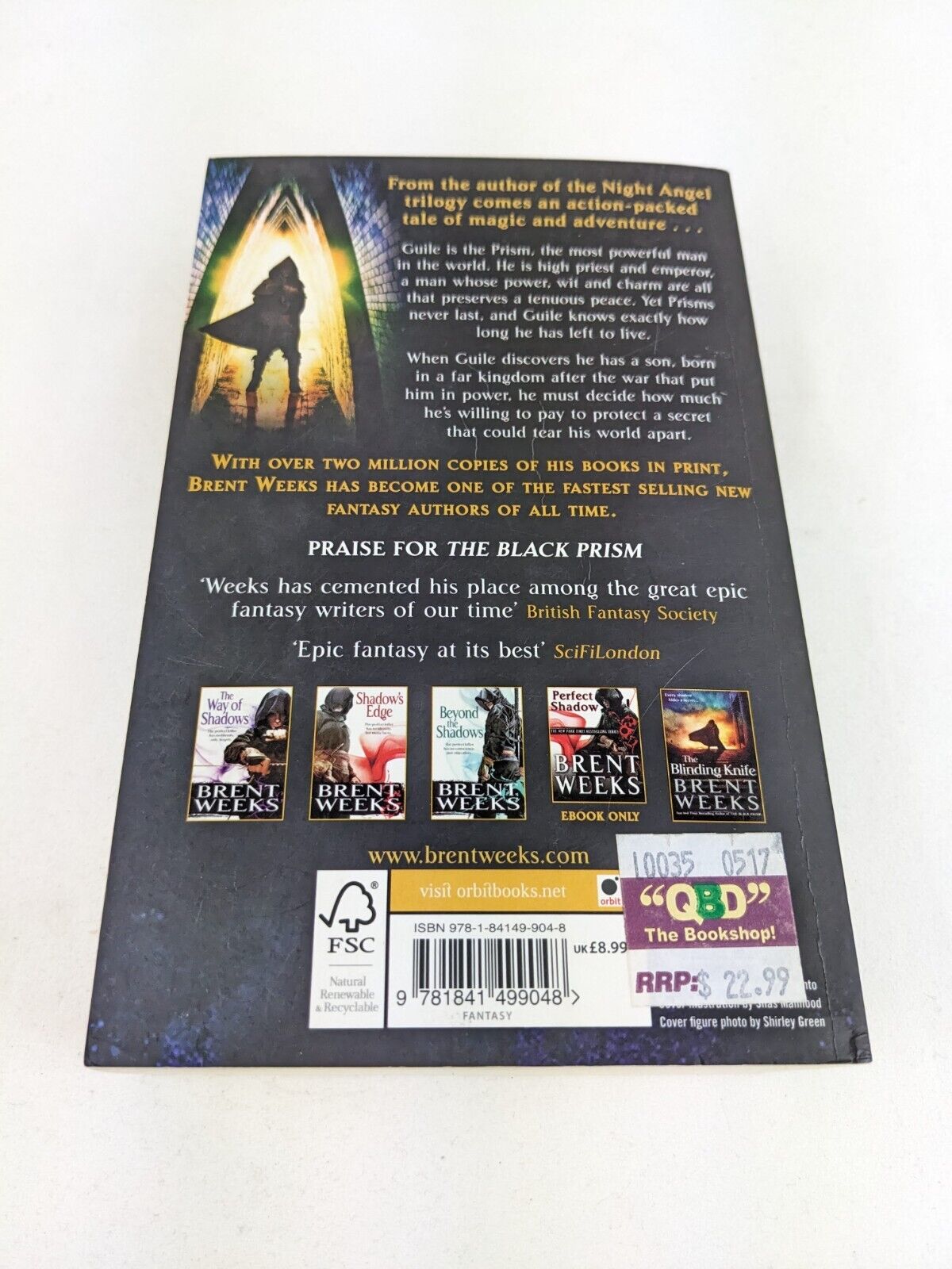 Black Prism by Brent Weeks 2011 Lightbringer