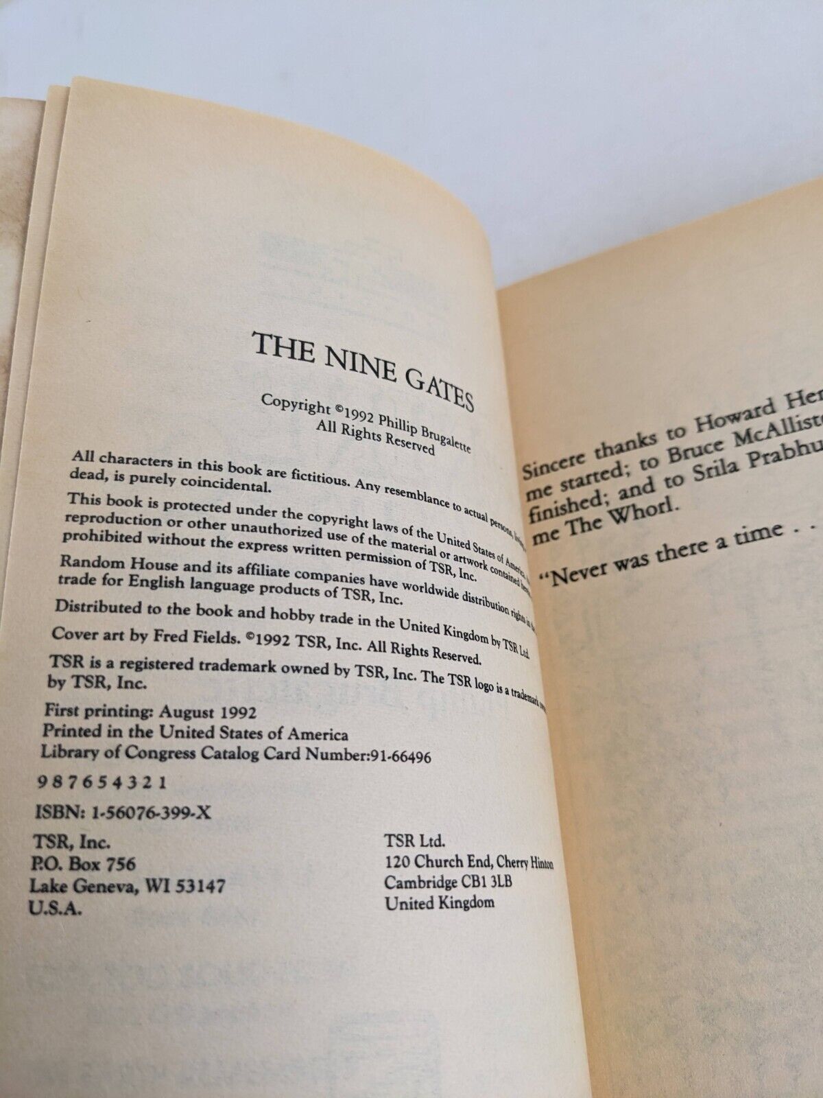 The nine gates by Phillip Brugalette 1992