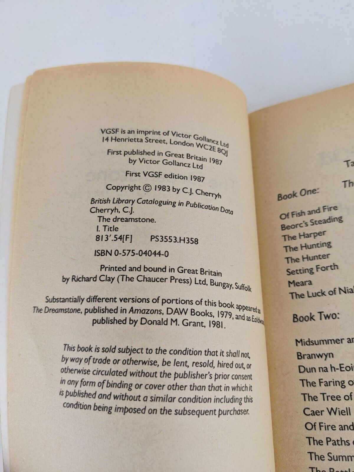 The dreamstone by C.J. Cherryh 1987 Arafel