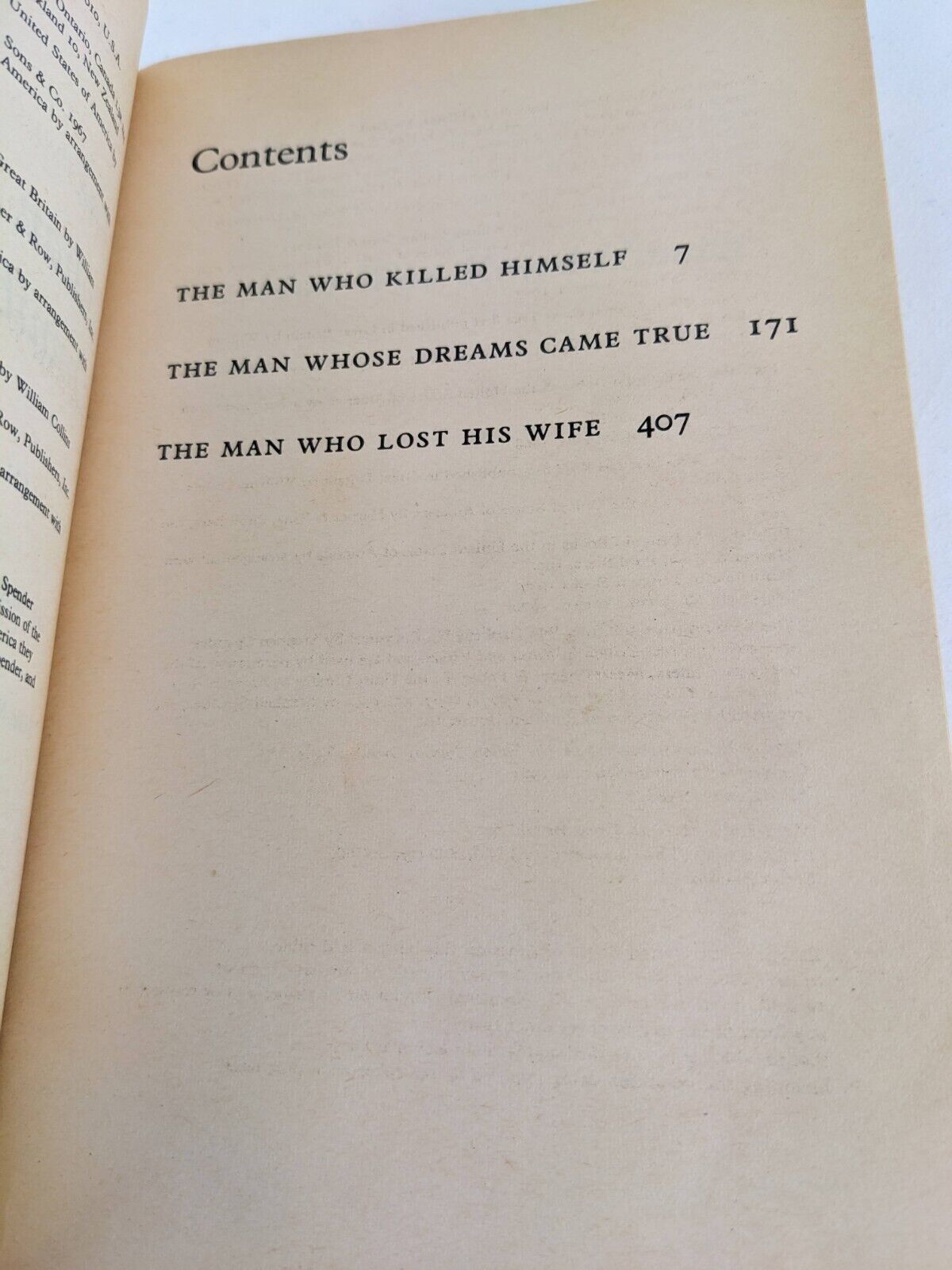 The Julian symons omnibus 1984 - Man who killed himself, Dreams came true, lost
