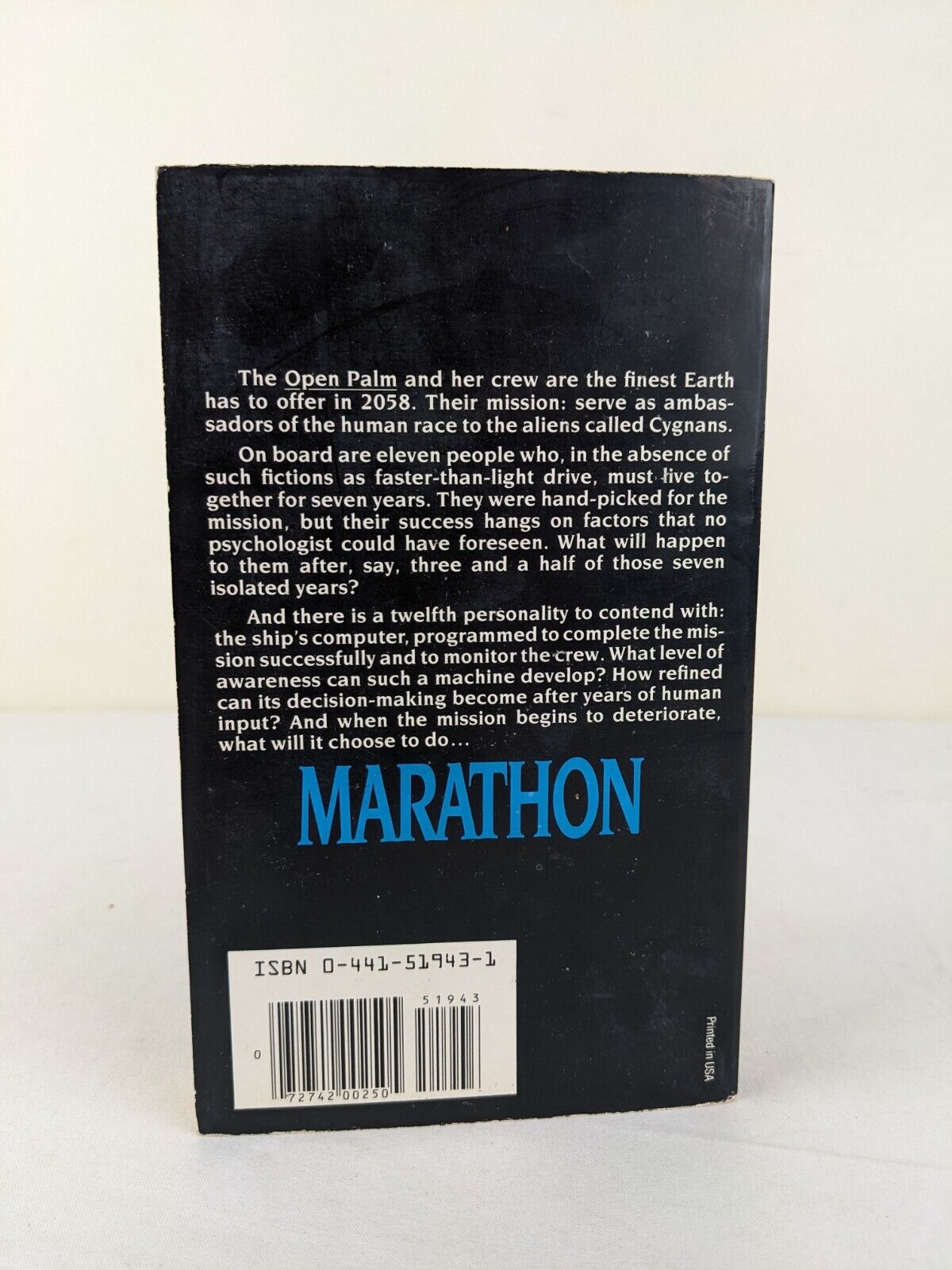Marathon by D. Alexander Smith 1982 Ace books