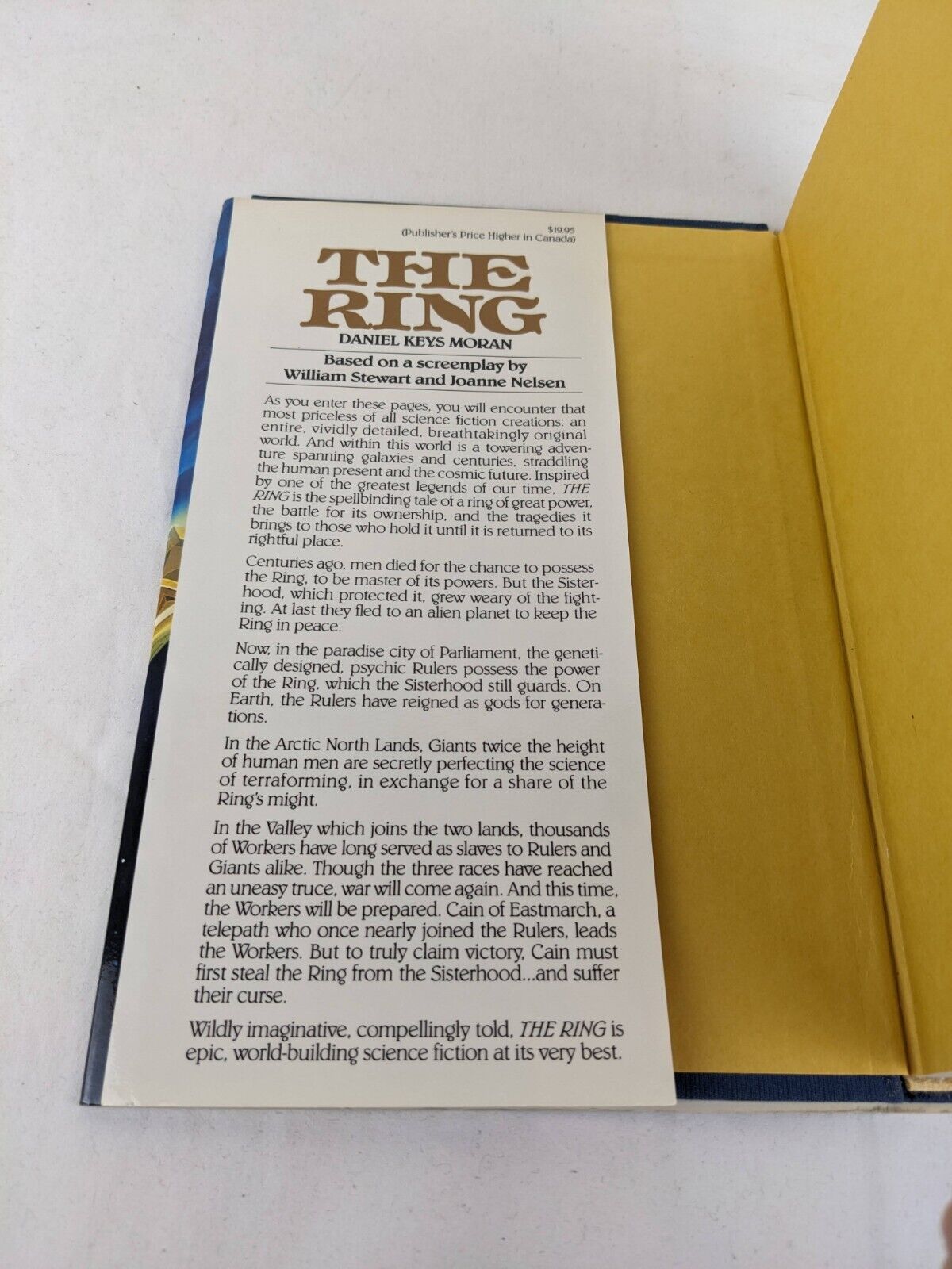 The ring by Daniel Keys Moran 1988 US First Edition Hardcover