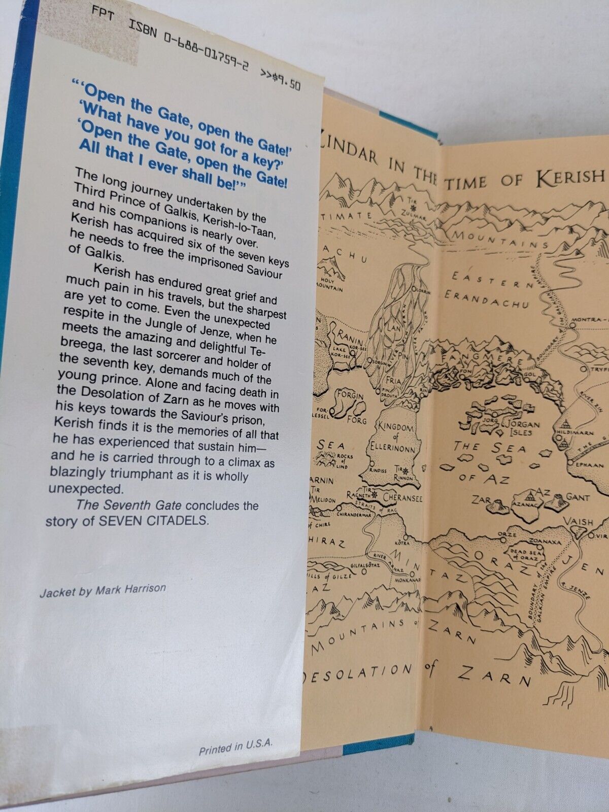 The seventh gate - Seven Citadels: Part 4 by Gerladine Harris hardcover 1984