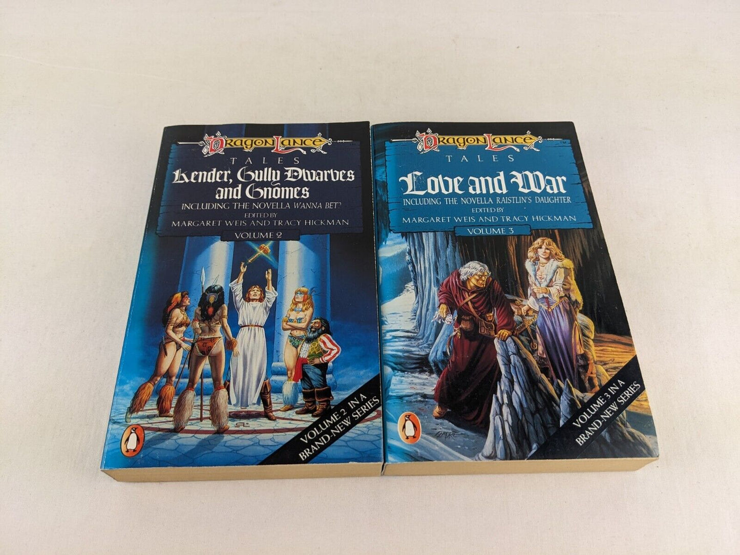 Dragonlance tales x 2: Kender, gully & love and war by Weis & Hickman 1988